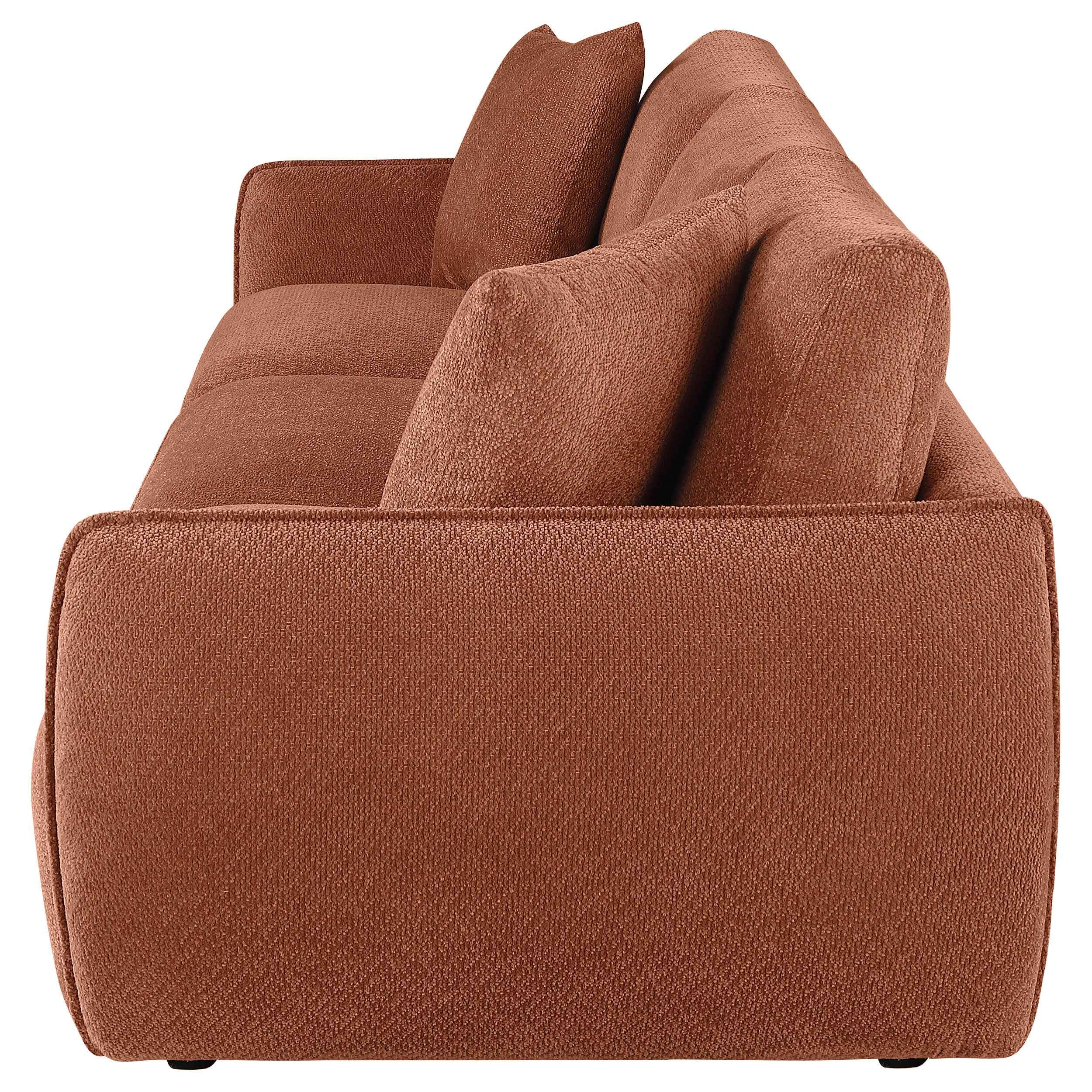 Elysia Coral Chenille Upholstered Modular Lounge Sofa - Image 4
