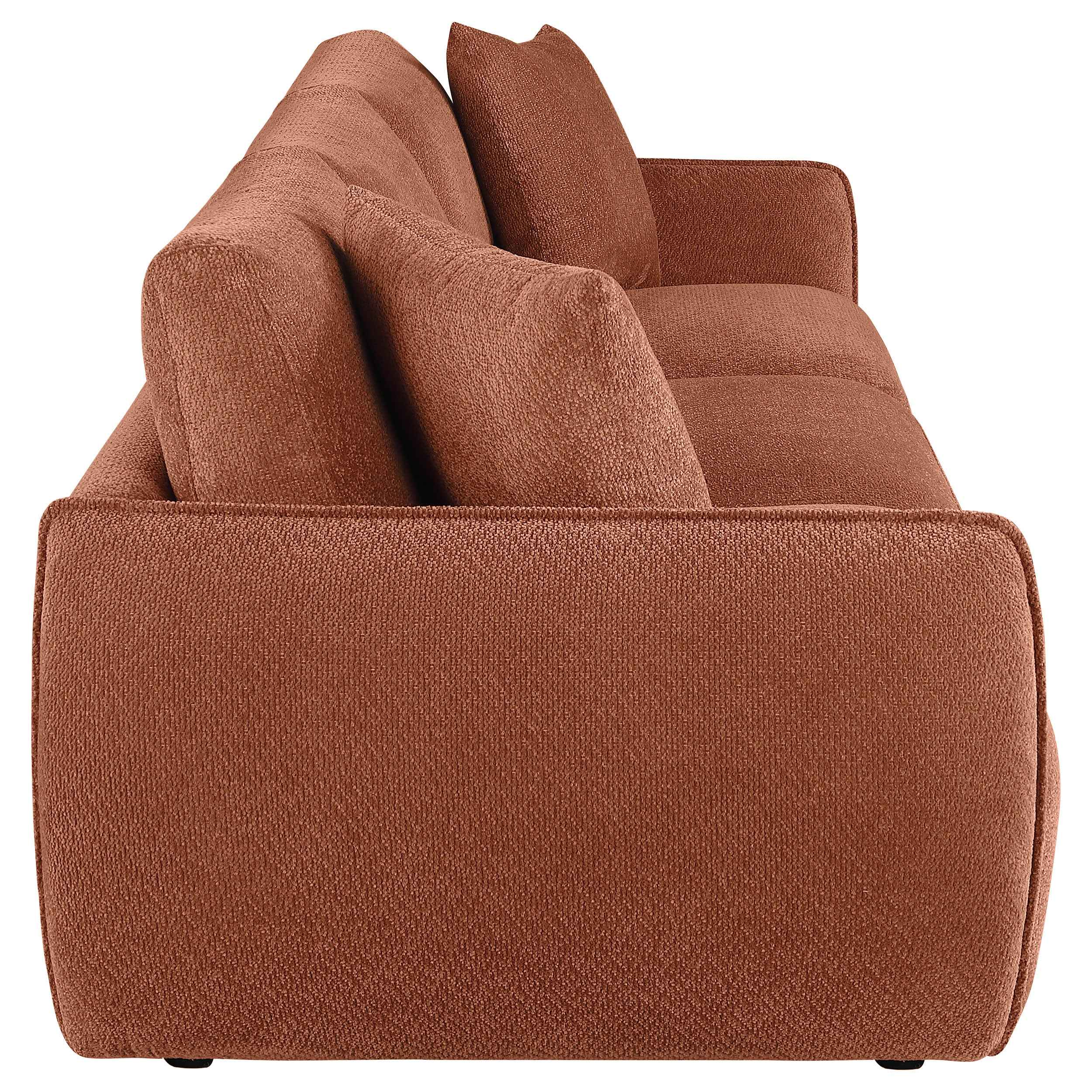 Elysia Coral Chenille Upholstered Modular Lounge Sofa - Image 7