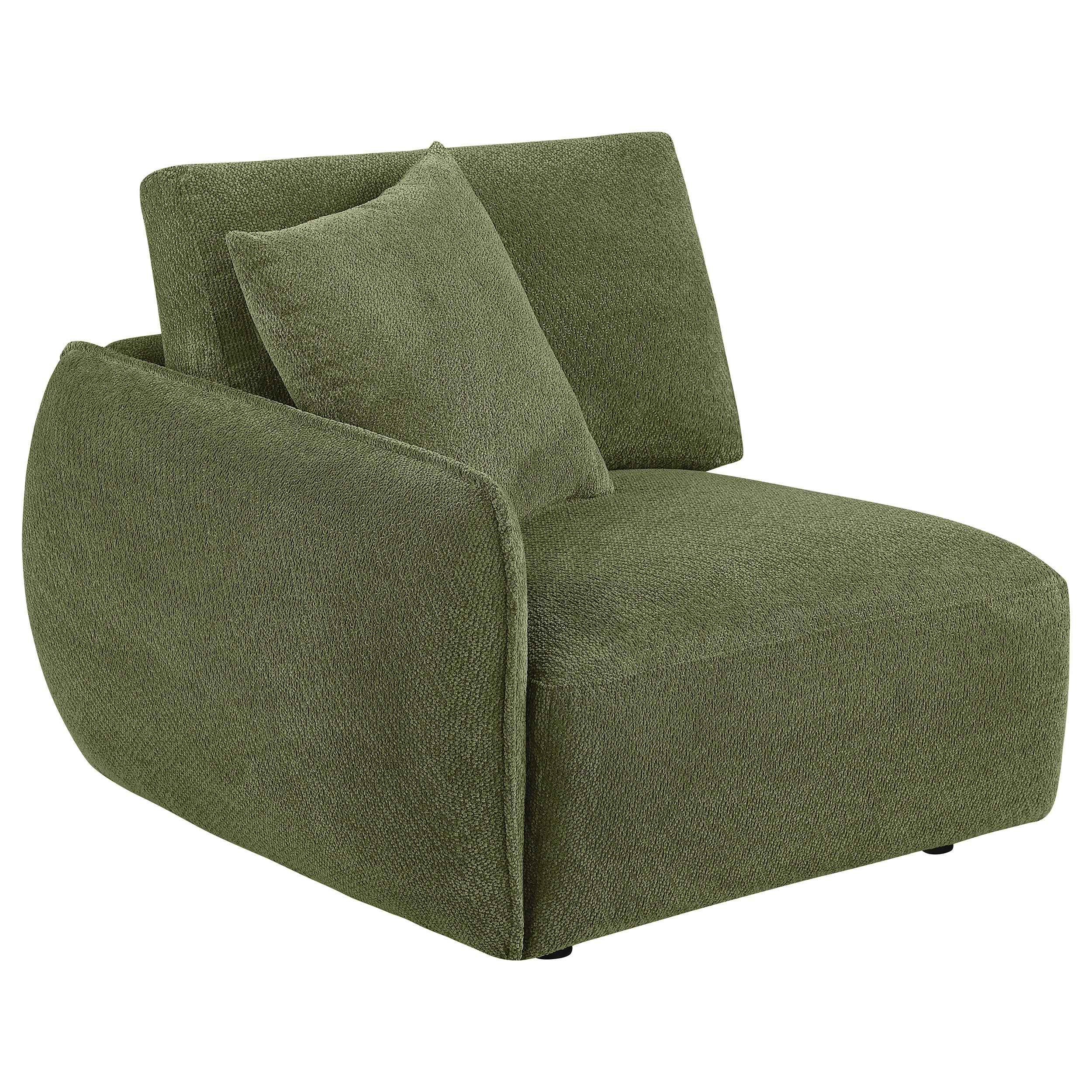 Elysia Green 6-piece Chenille Upholstered Modular Sectional Sofa - Image 11