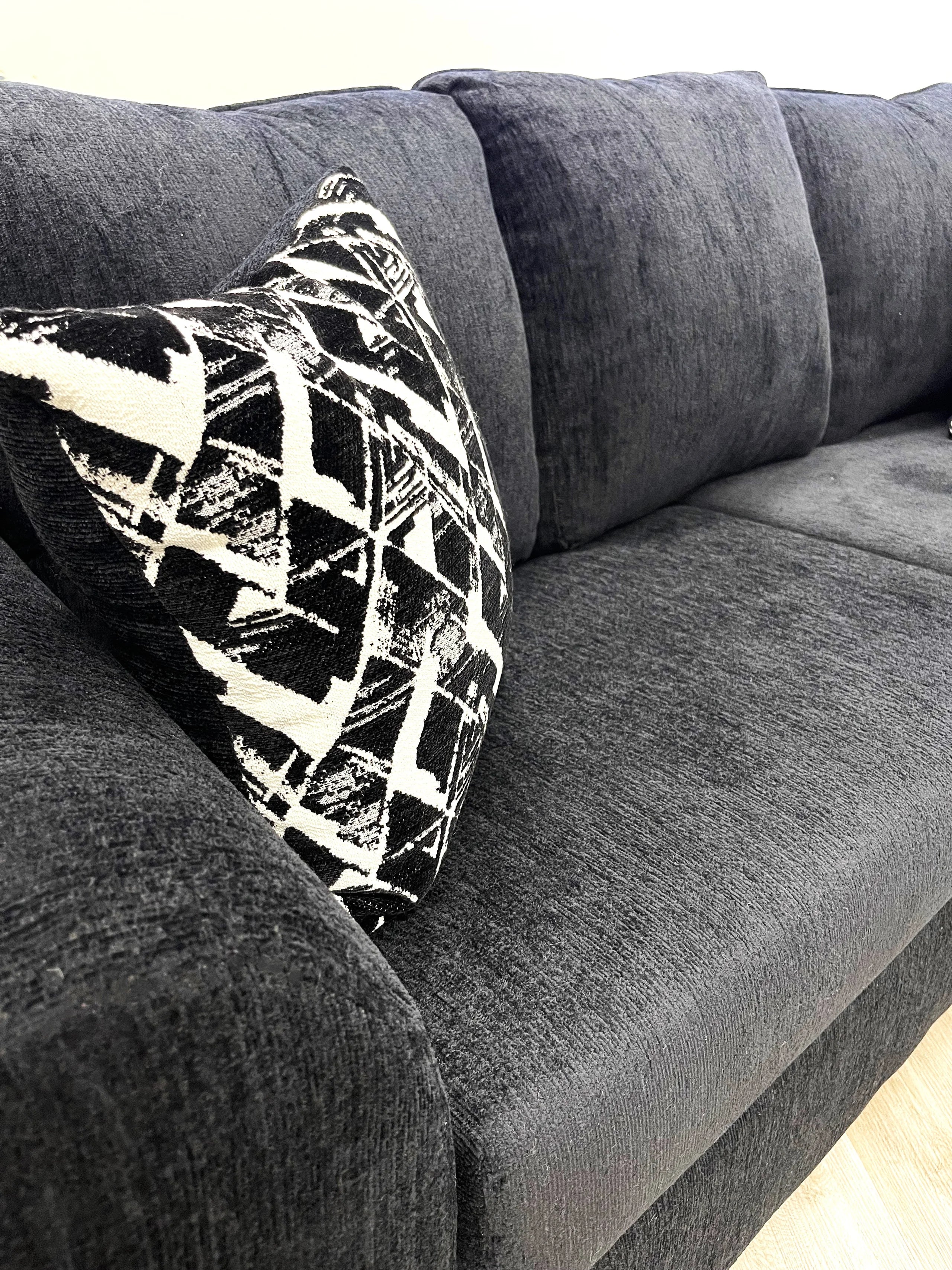 Elysian Black Sofa & Loveseat - Image 3