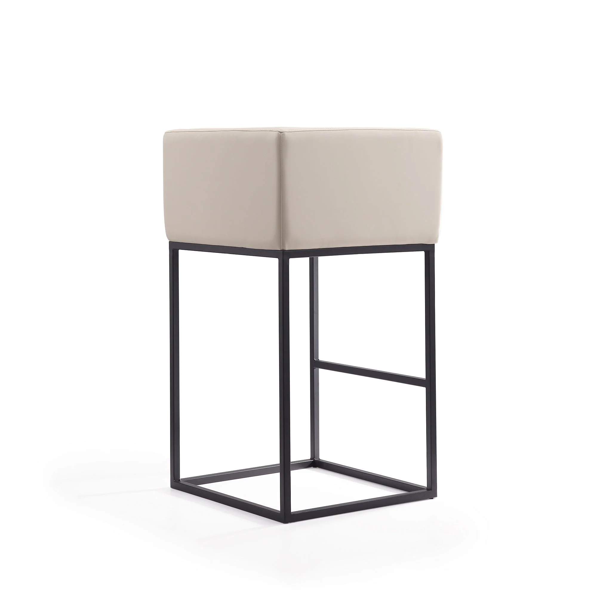 Embassy Barstool in Cream and Black (set of 2) - Image 8