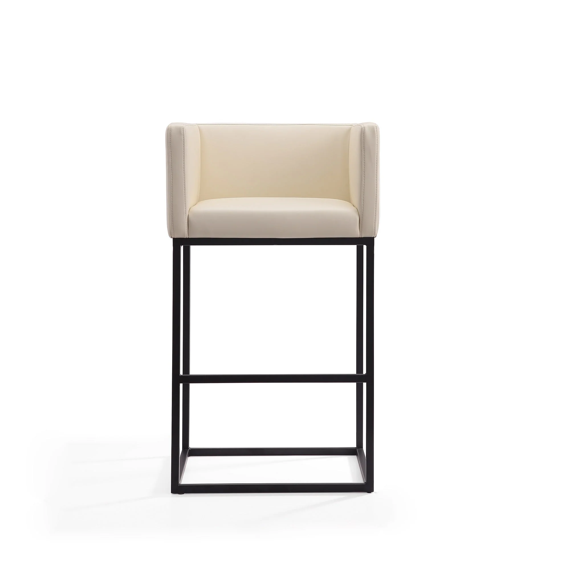 Embassy Barstool in Cream and Black (set of 3) - Image 5