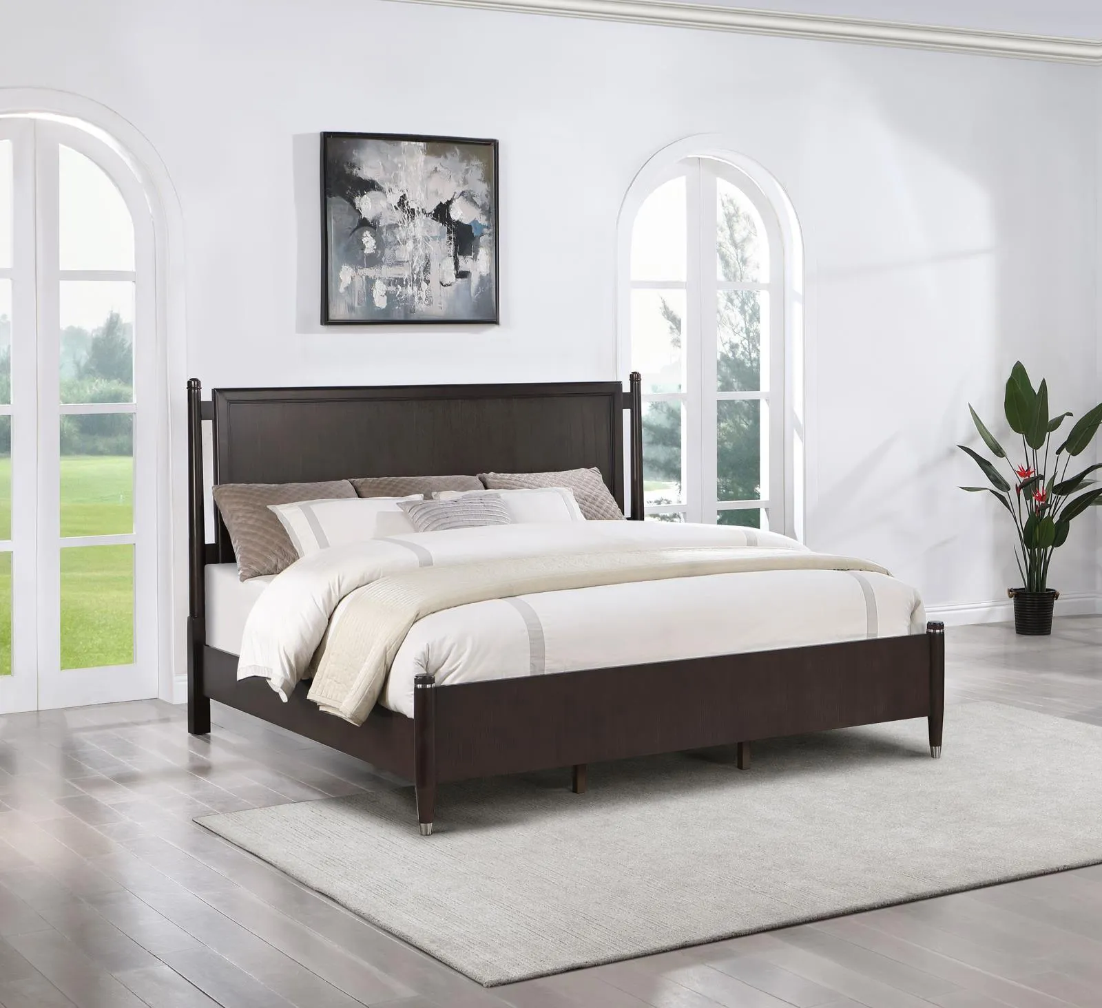 Emberlyn Brown Queen Poster Bed - Image 2
