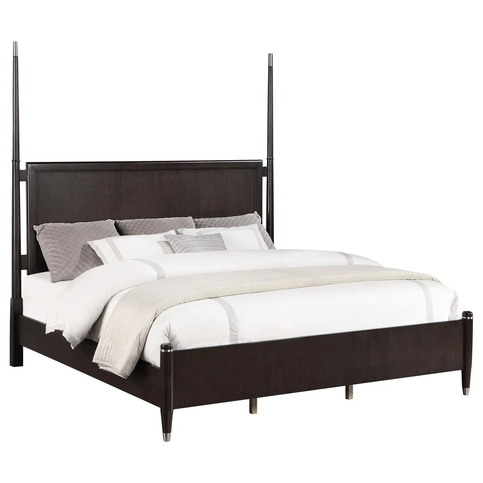 Emberlyn Brown Queen Poster Bed - Image 3