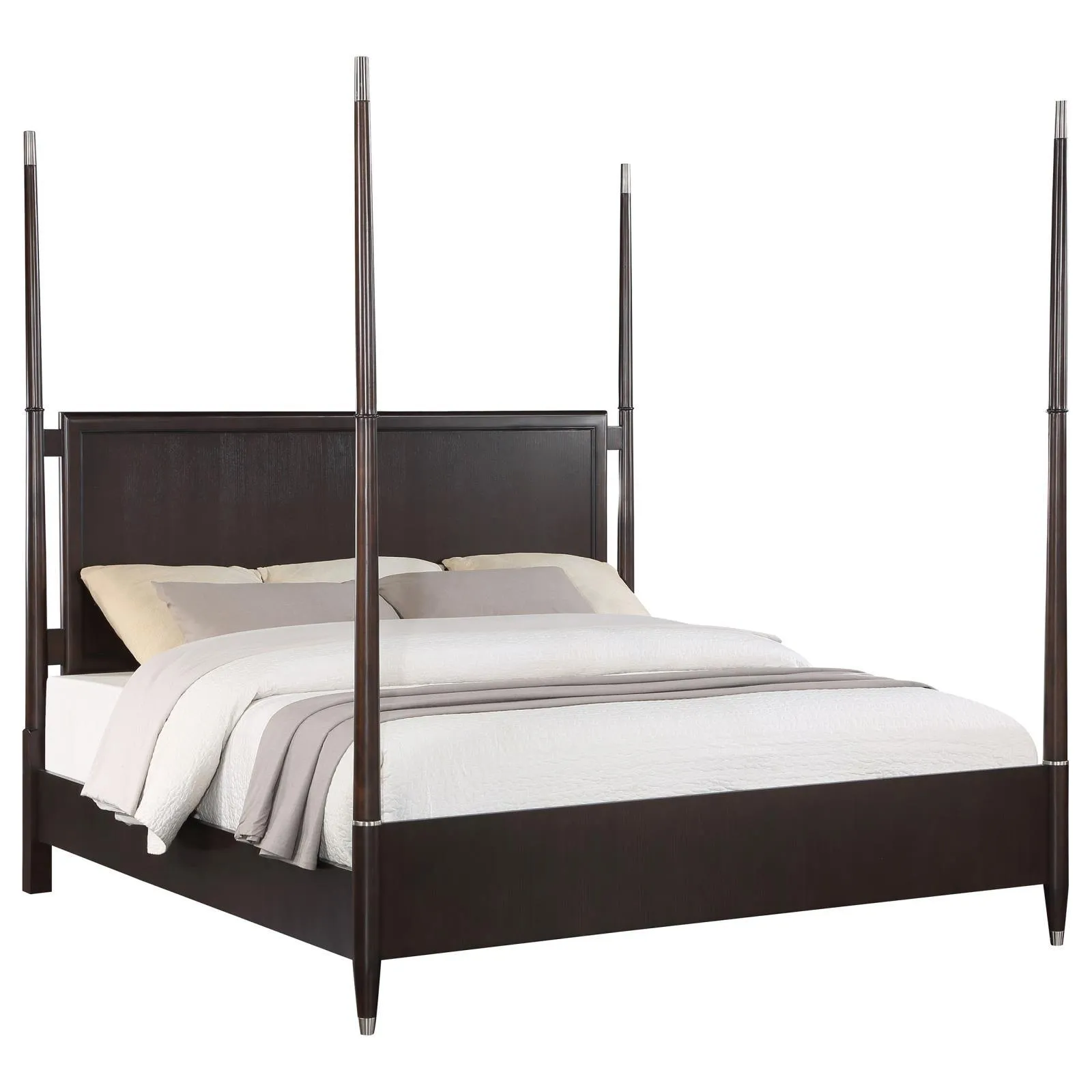 Emberlyn Brown Queen Poster Bed - Image 4