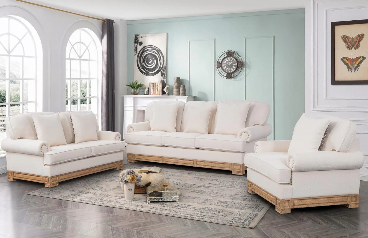 Emerson Beige Living Room Set