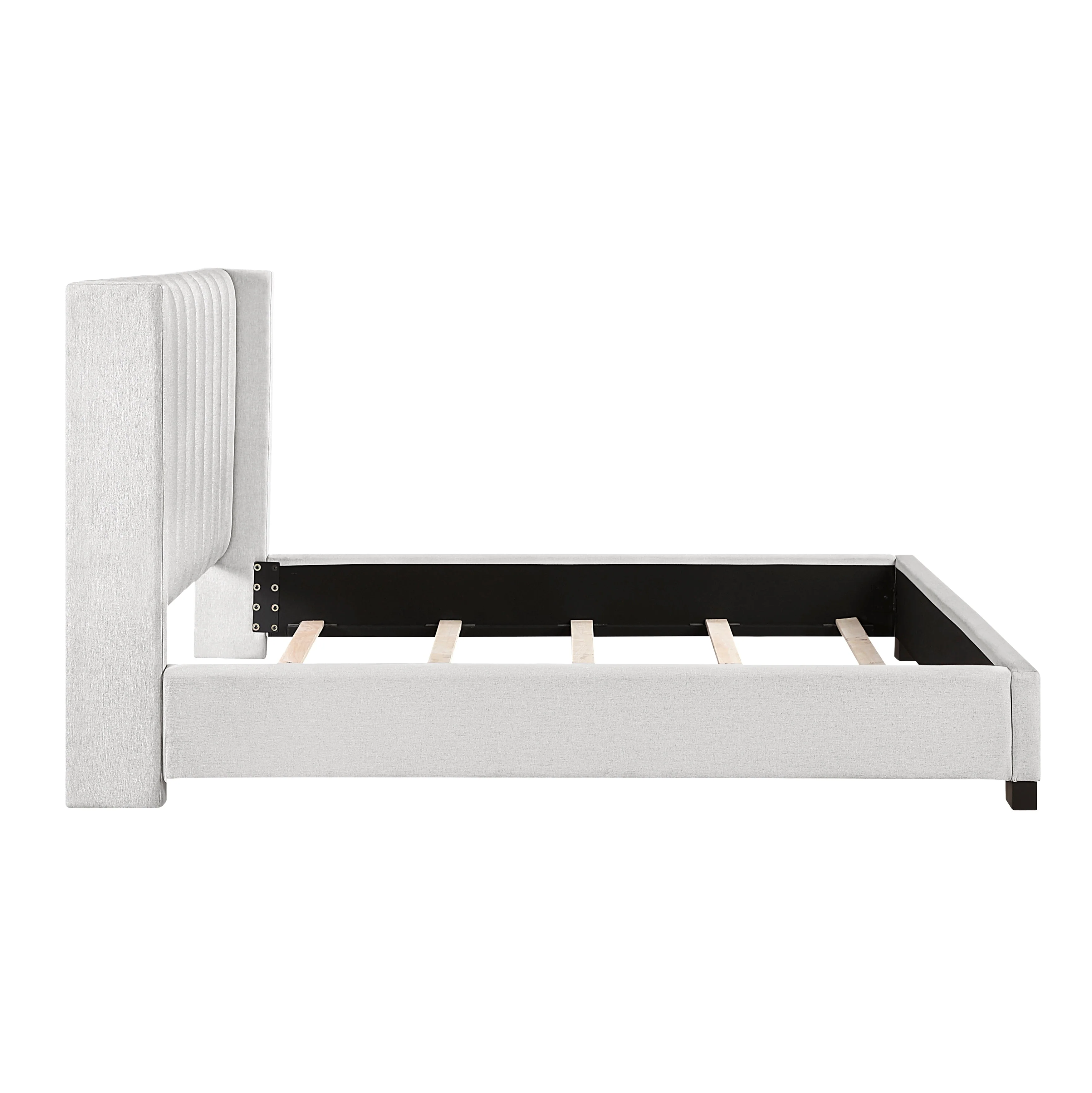Emerson Beige Upholstered King Bed - Image 6