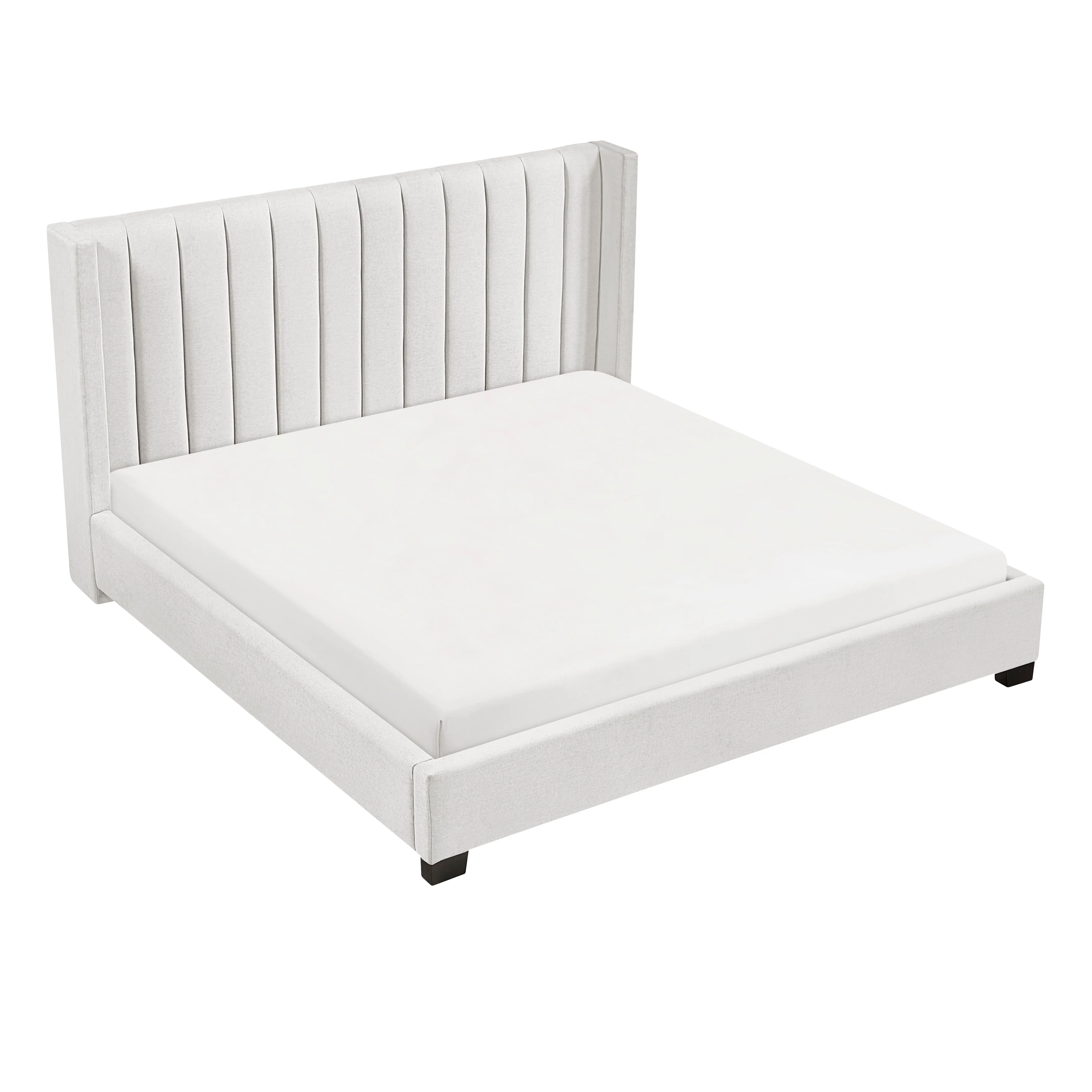 Emerson Beige Upholstered King Bed - Image 7