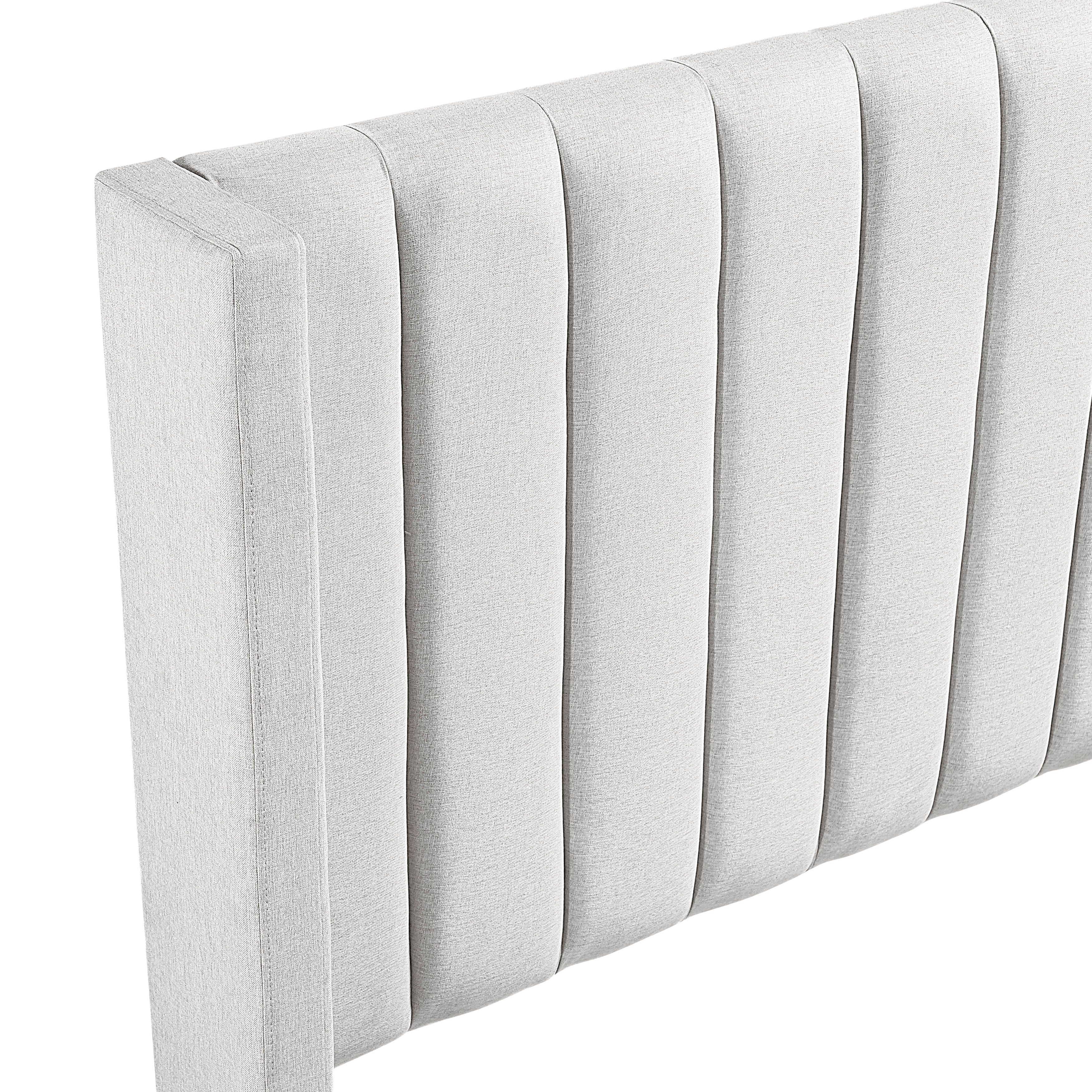 Emerson Beige Upholstered King Bed - Image 9