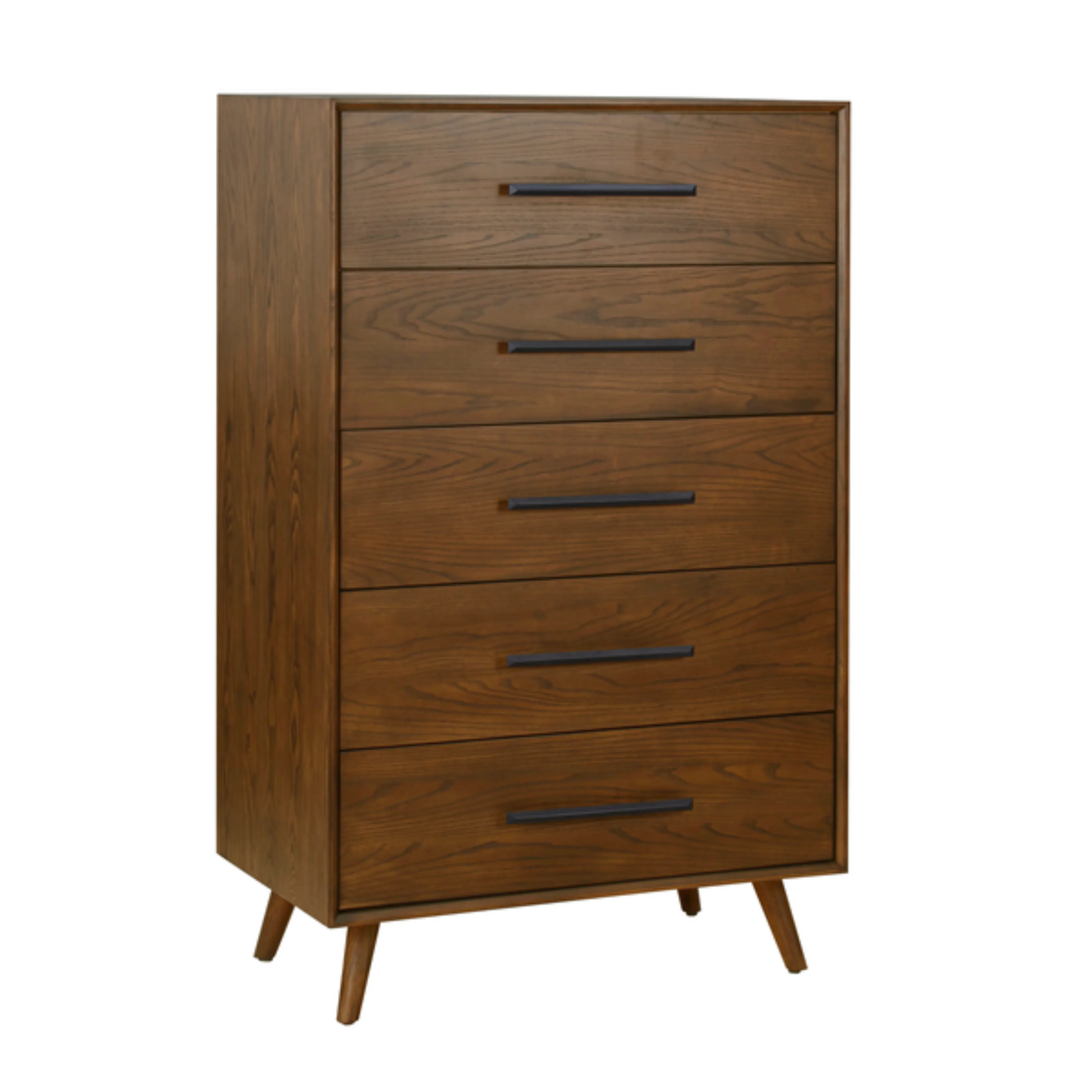 Emery 33" Walnut 5-Drawer Chest - Image 2