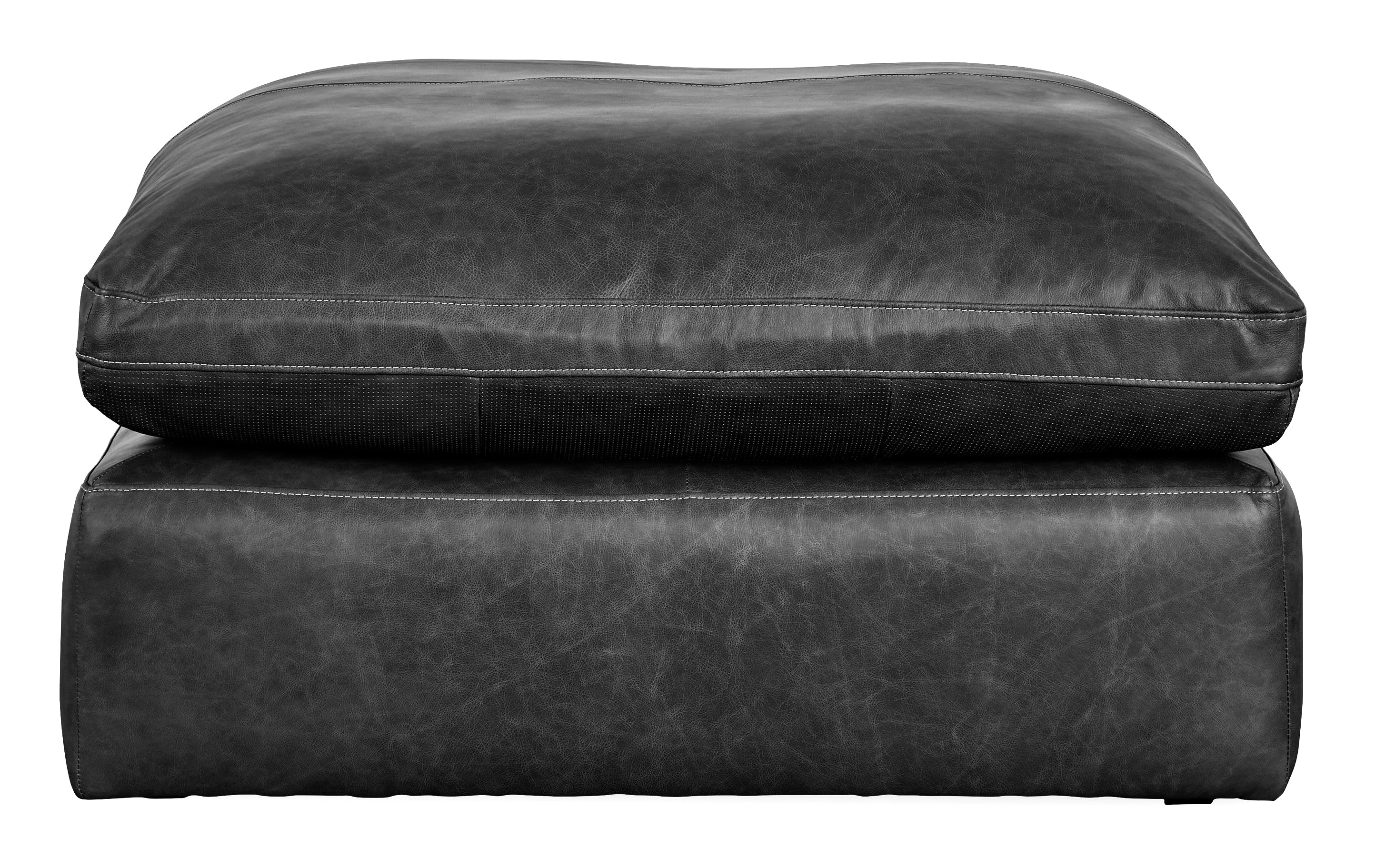 Emilia Black Leather 5-Piece Leather Modular Sectional Sofa - Image 12
