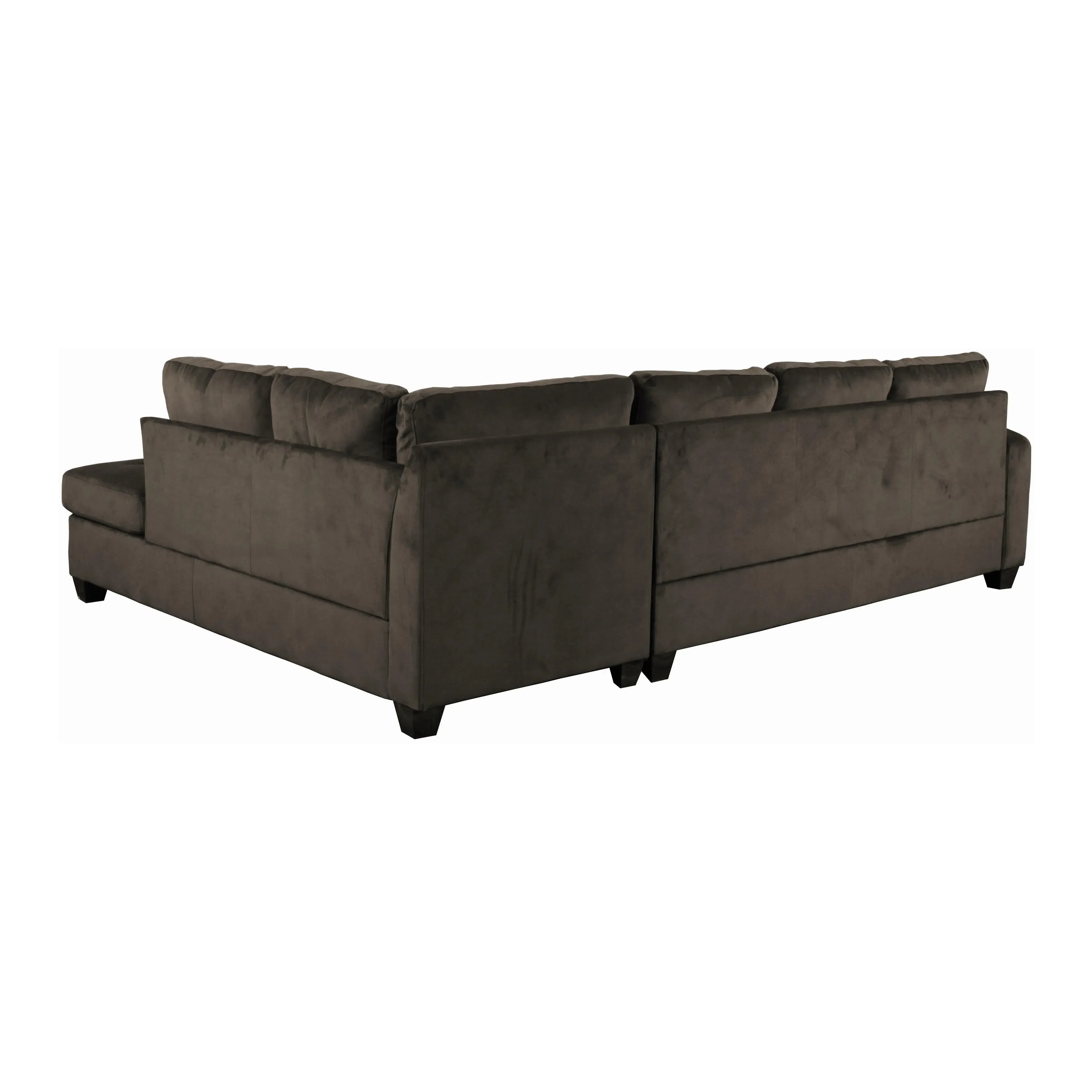 Emilio Chocolate Reversible Sectional - Image 7