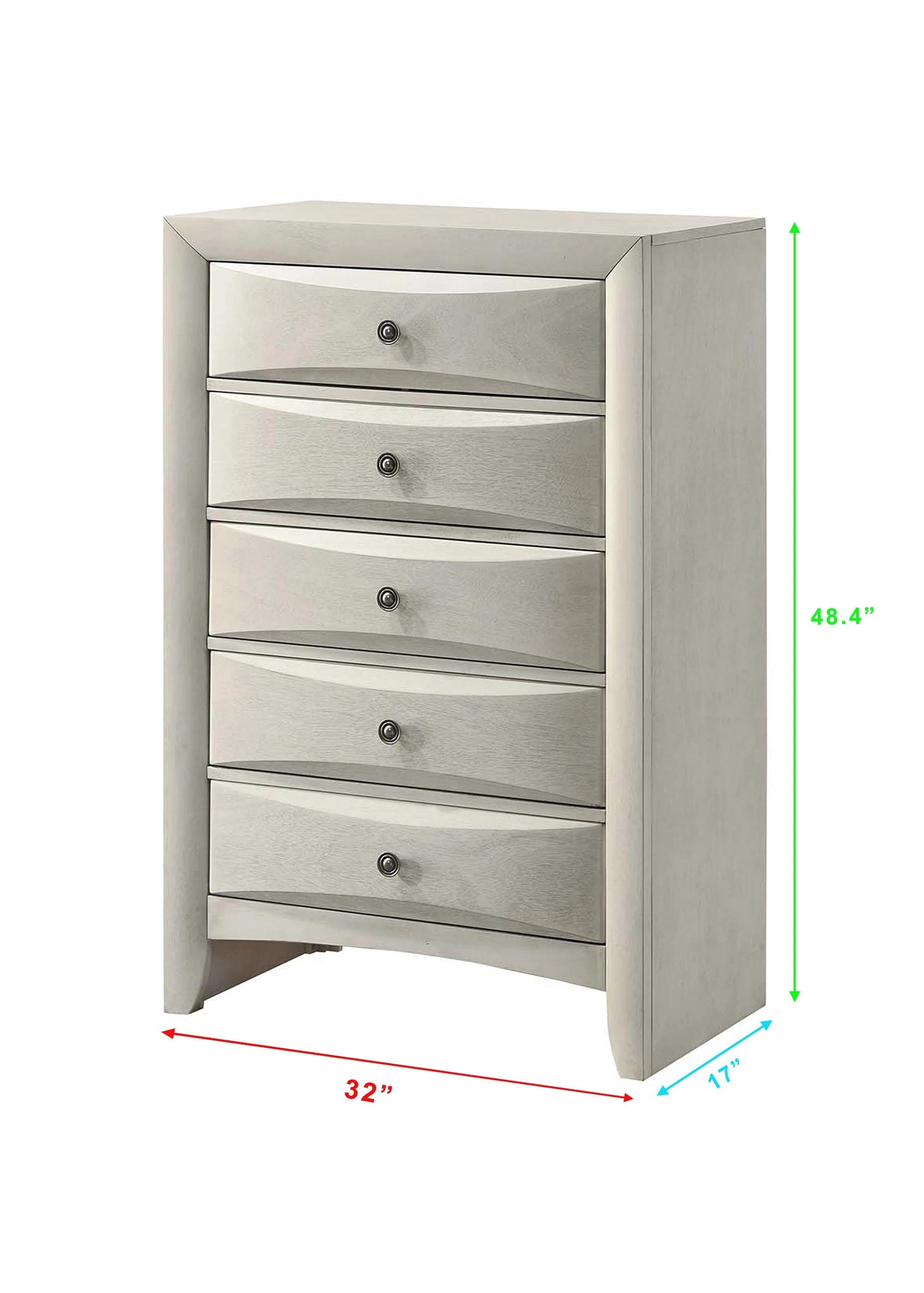 Emily White Chest - Image 4