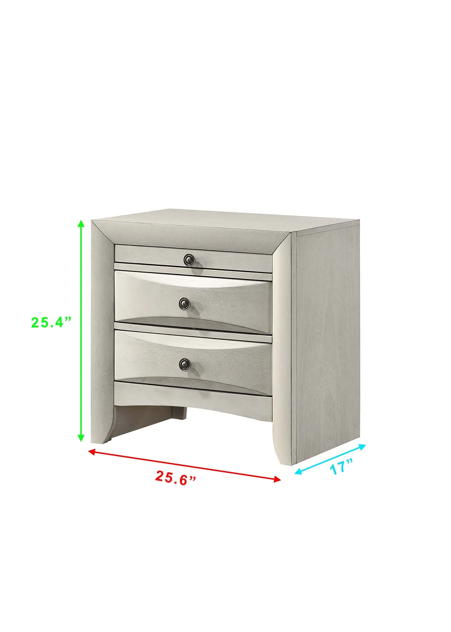 Emily White Nightstand - Image 5