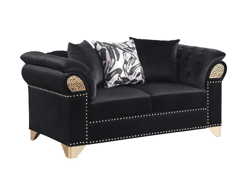 Emma Black Living Room Set - Image 3