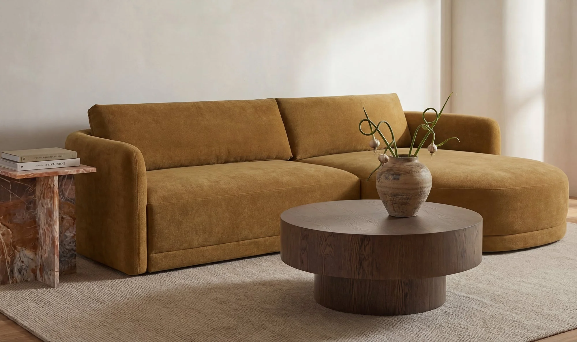 Emmy Sectional Ginger - Image 3