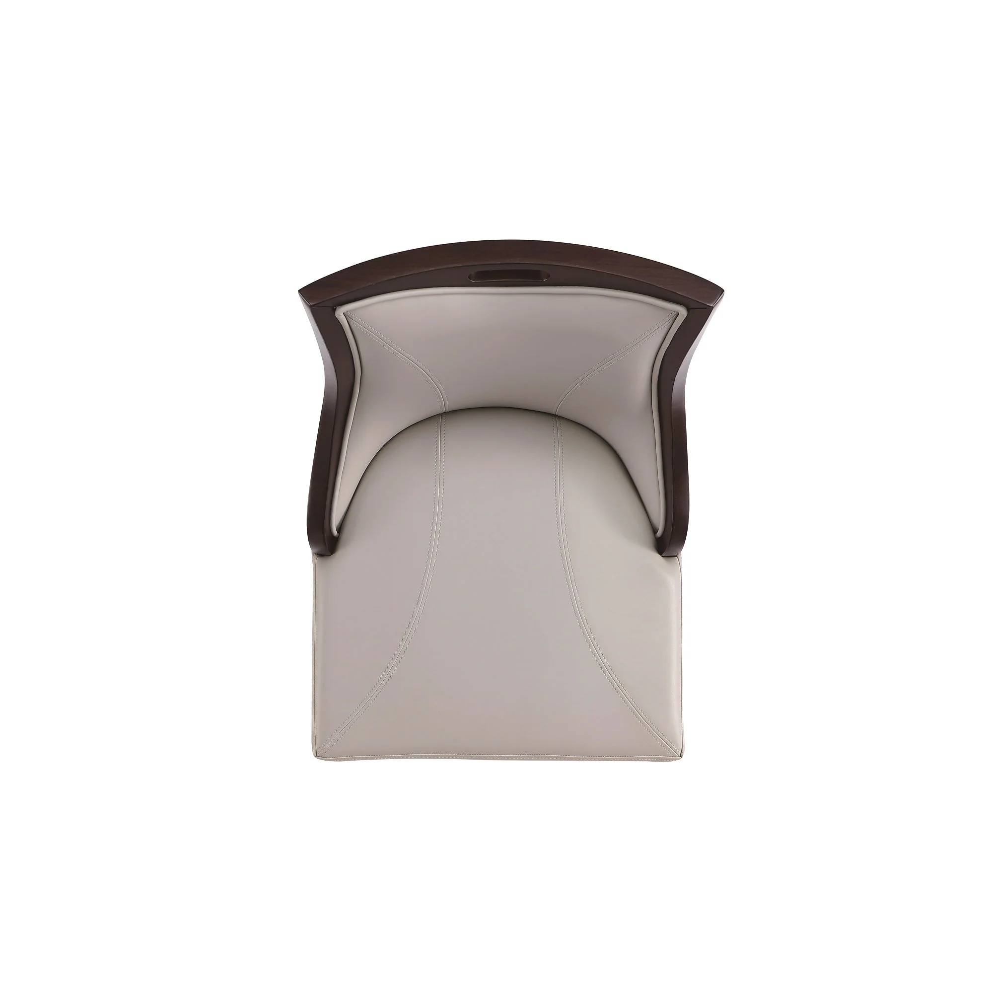 Emperor Faux Leather Barstool in Light Grey - Image 8