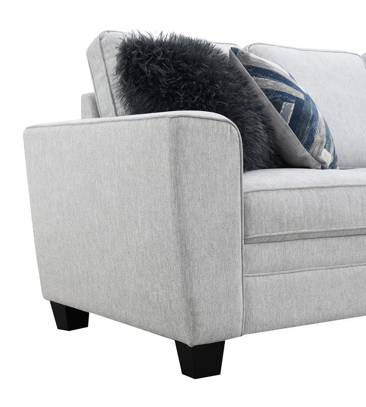 Enea Light Gray Loveseat - Image 5