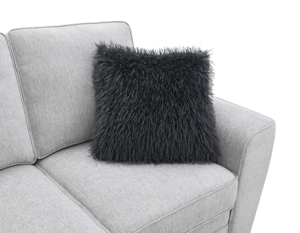 Enea Light Gray Loveseat - Image 6