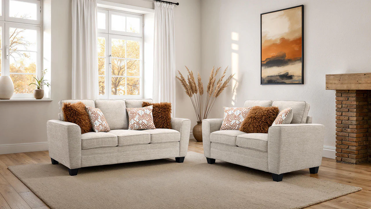 Enea Taupe Sofa - Image 2