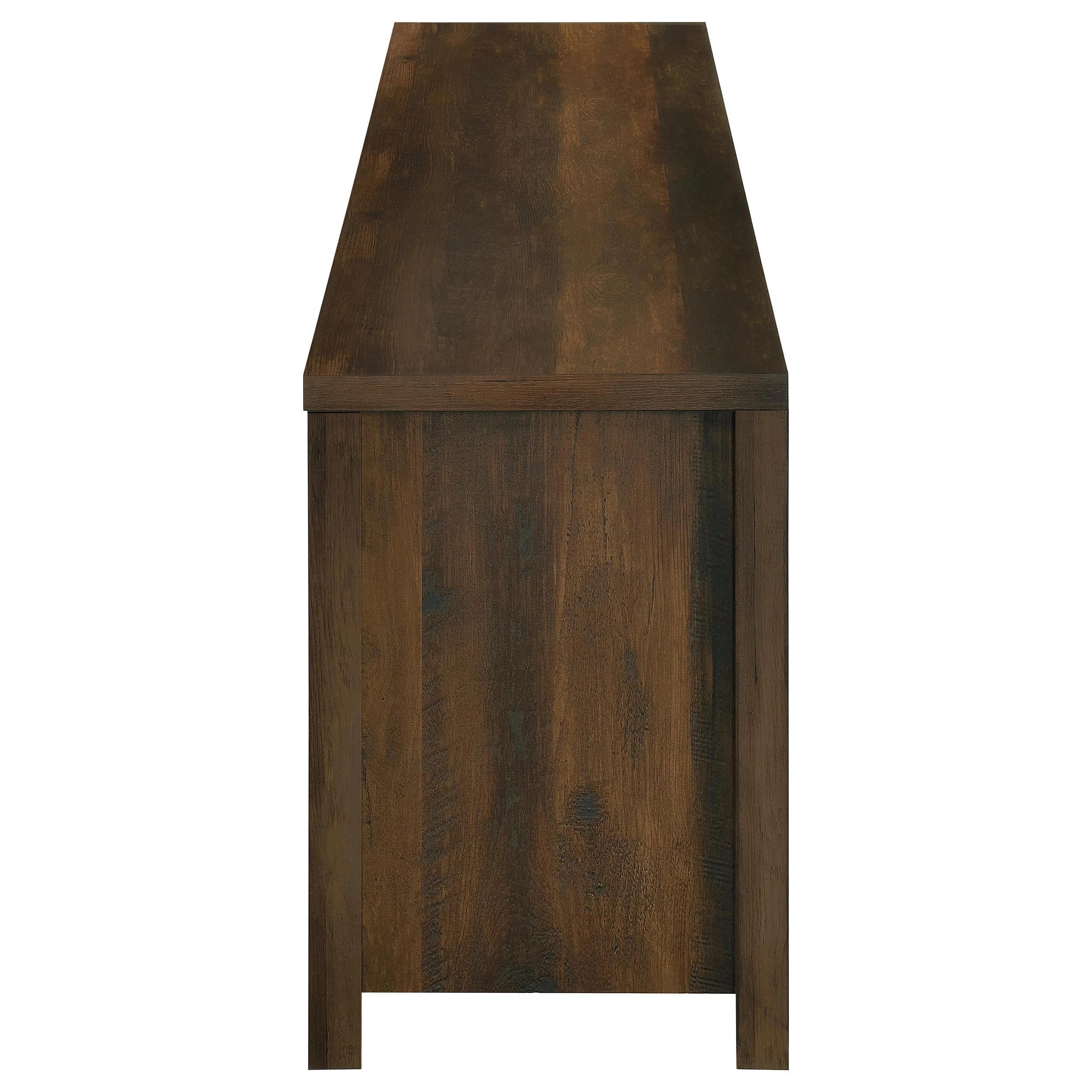 Enfield Dark Pine 71-inch TV Stand Fireplace Media Console - Image 5