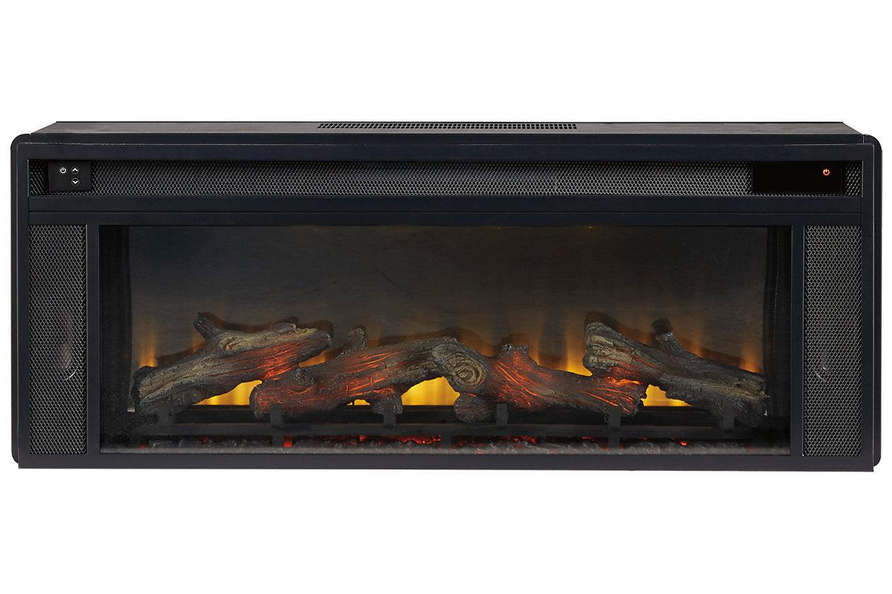 Entertainment Accessories Black Fireplace Insert - Image 3