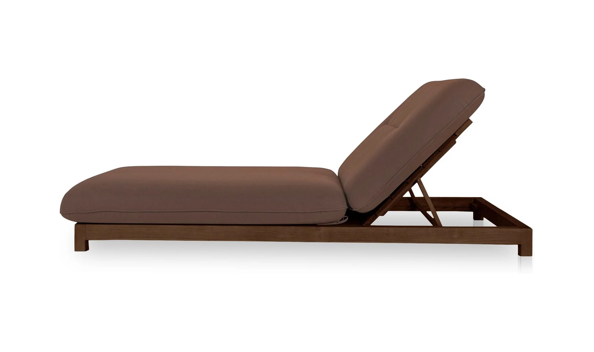 Enzo Outdoor Adjustable Lounge Chair Brown - Image 2