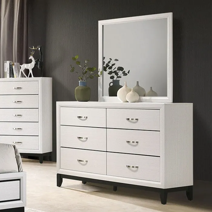 Errico White 4-Piece Queen Bedroom Set - Image 4