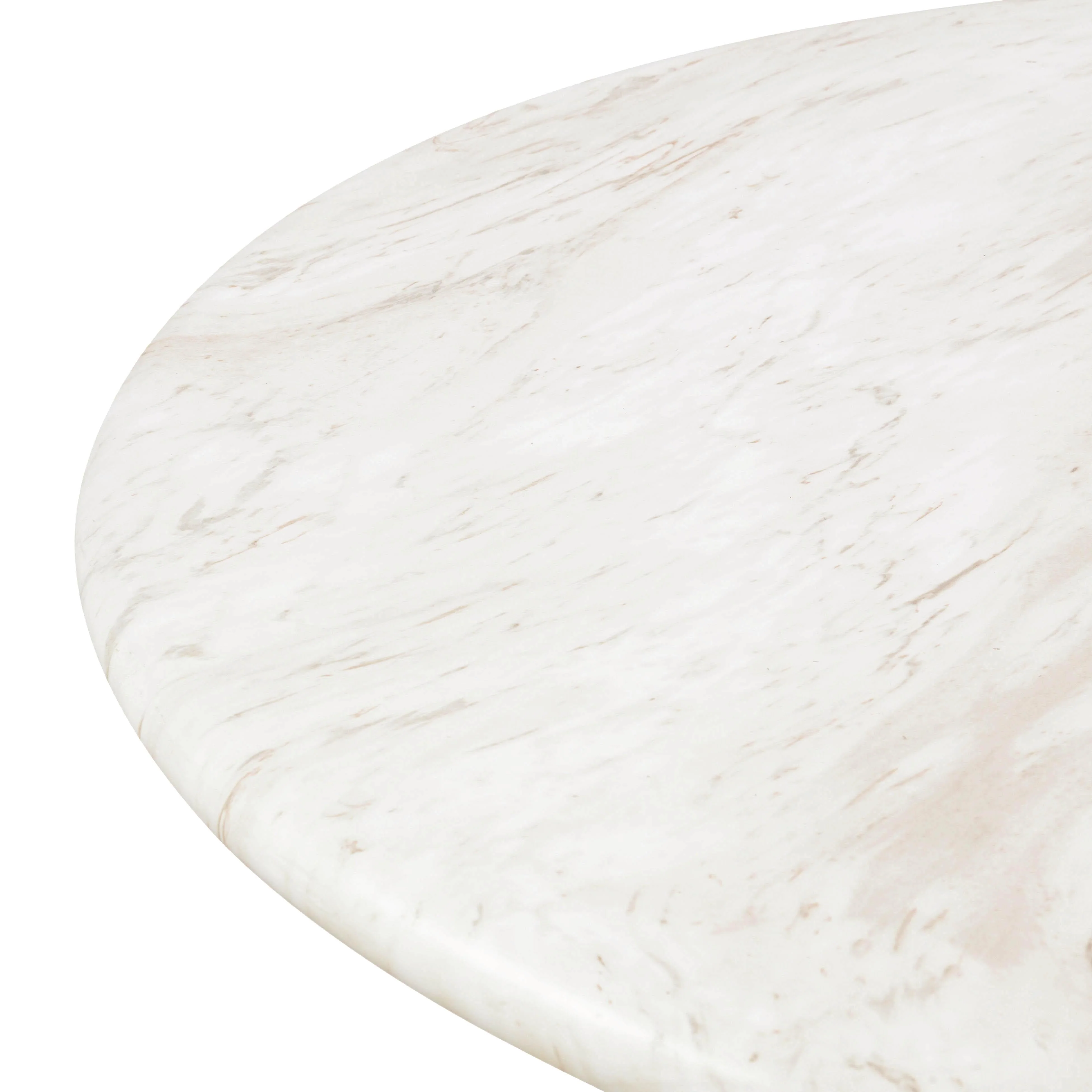 Esme Faux Marble Indoor / Outdoor 48" Round Dining Table - Image 5
