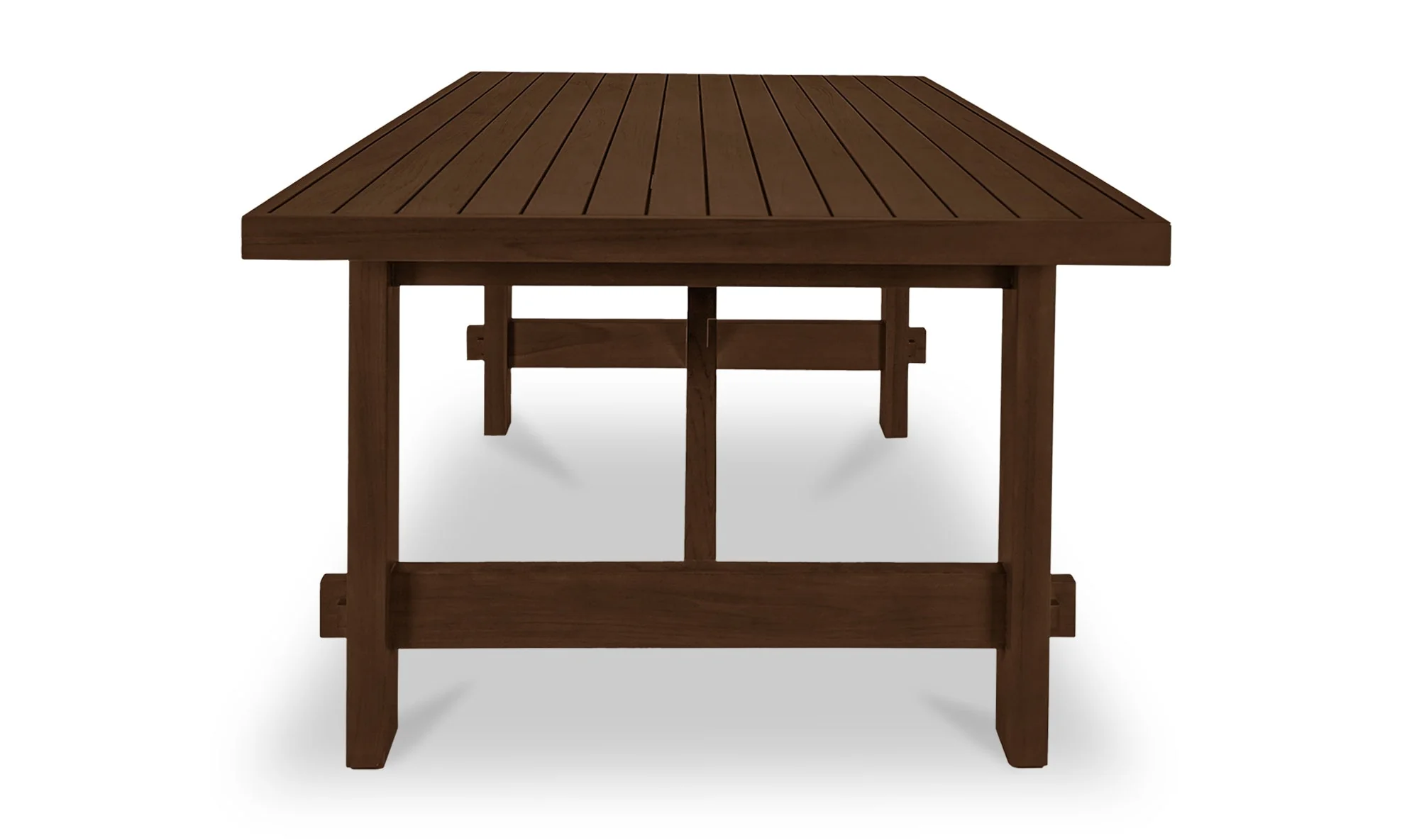 Esmond Outdoor Dining Table Brown - Image 3