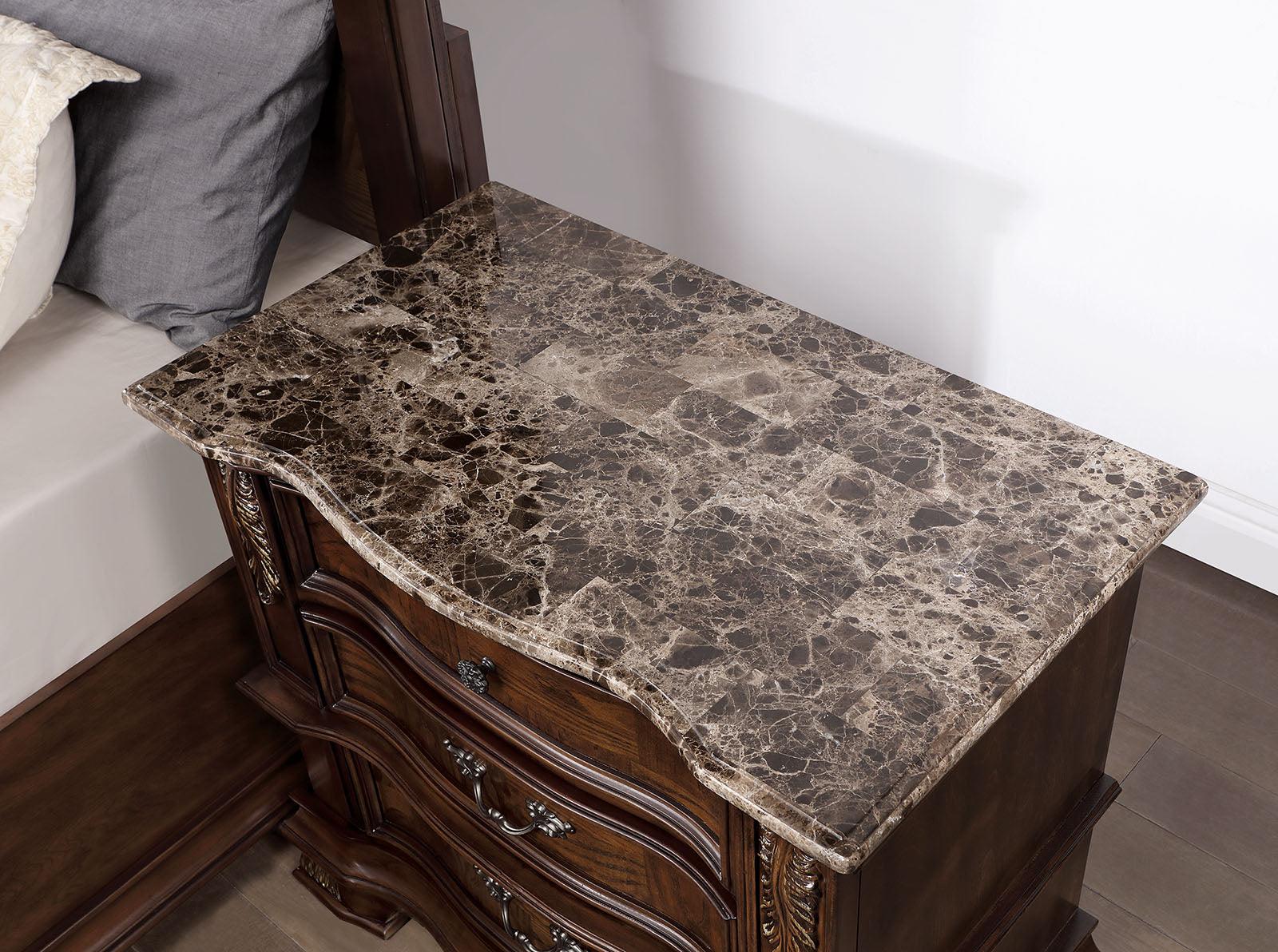 Esparanza Brown Cherry Night Stand - Image 2