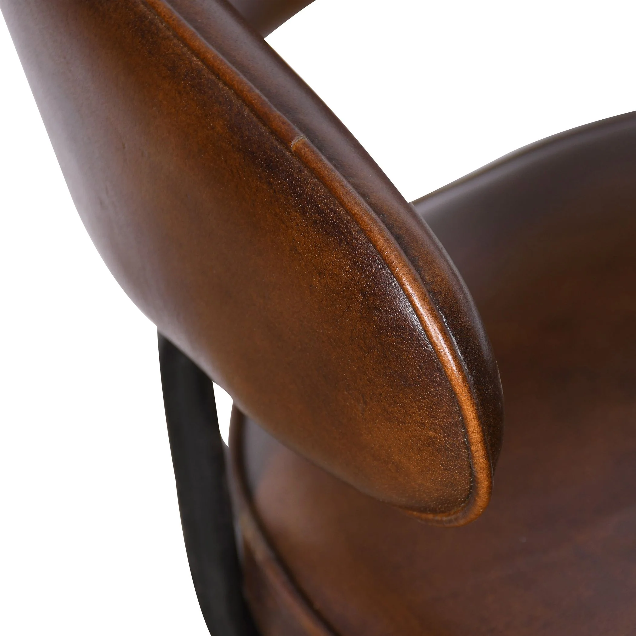 Essex Dover 23" Armchair in Hand Washed Chestnut, Set of 2 - Image 5