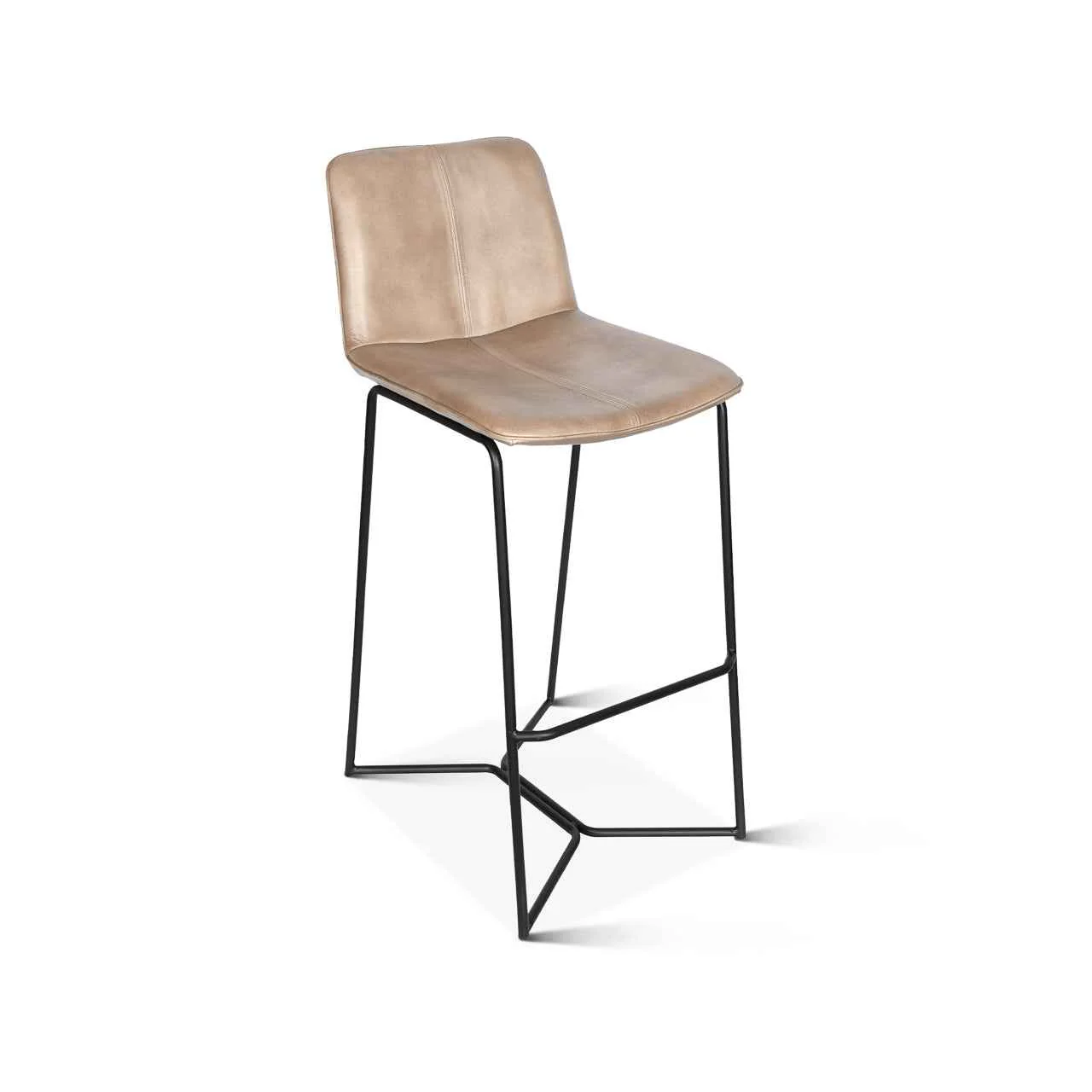 Essex Morgan 18" Bar Chair in Hand Washed Taupe