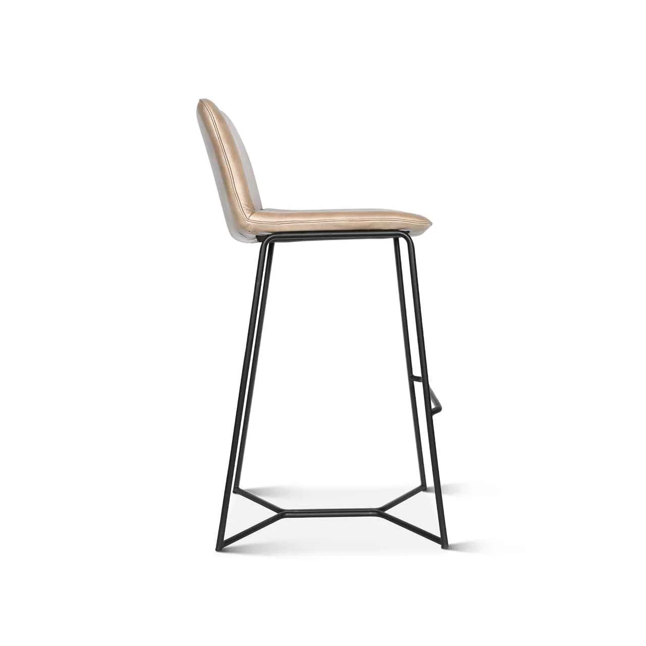 Essex Morgan 18" Bar Chair in Hand Washed Taupe - Image 4