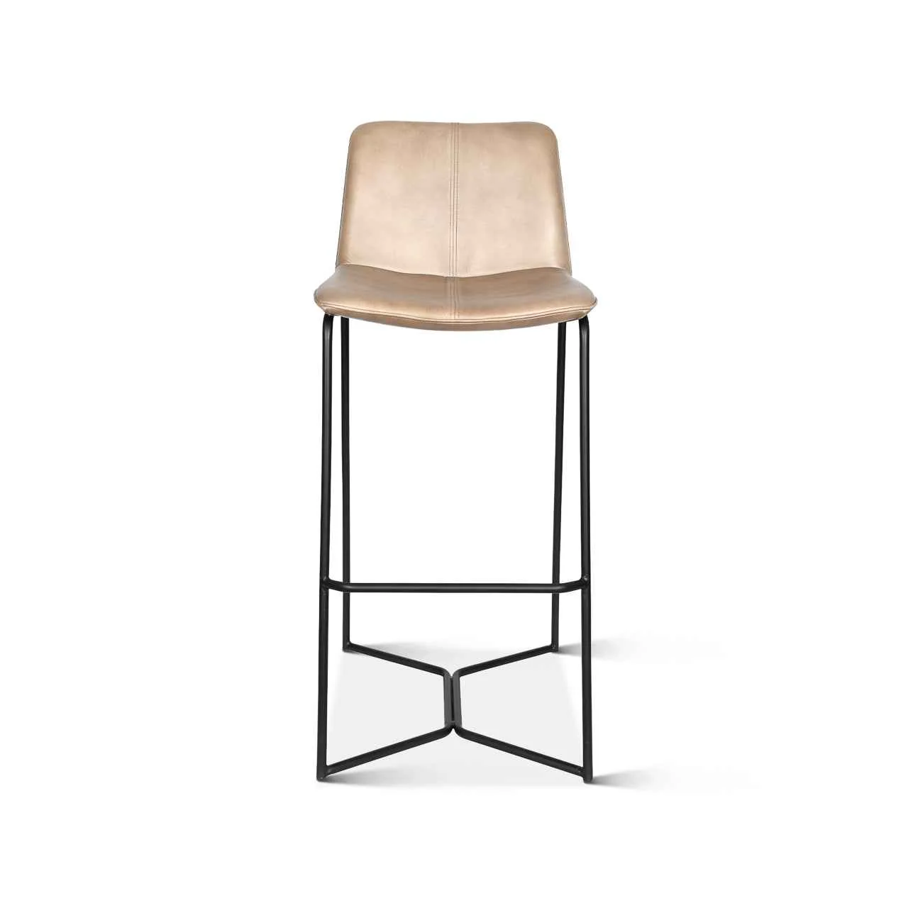 Essex Morgan 18" Bar Chair in Hand Washed Taupe - Image 5