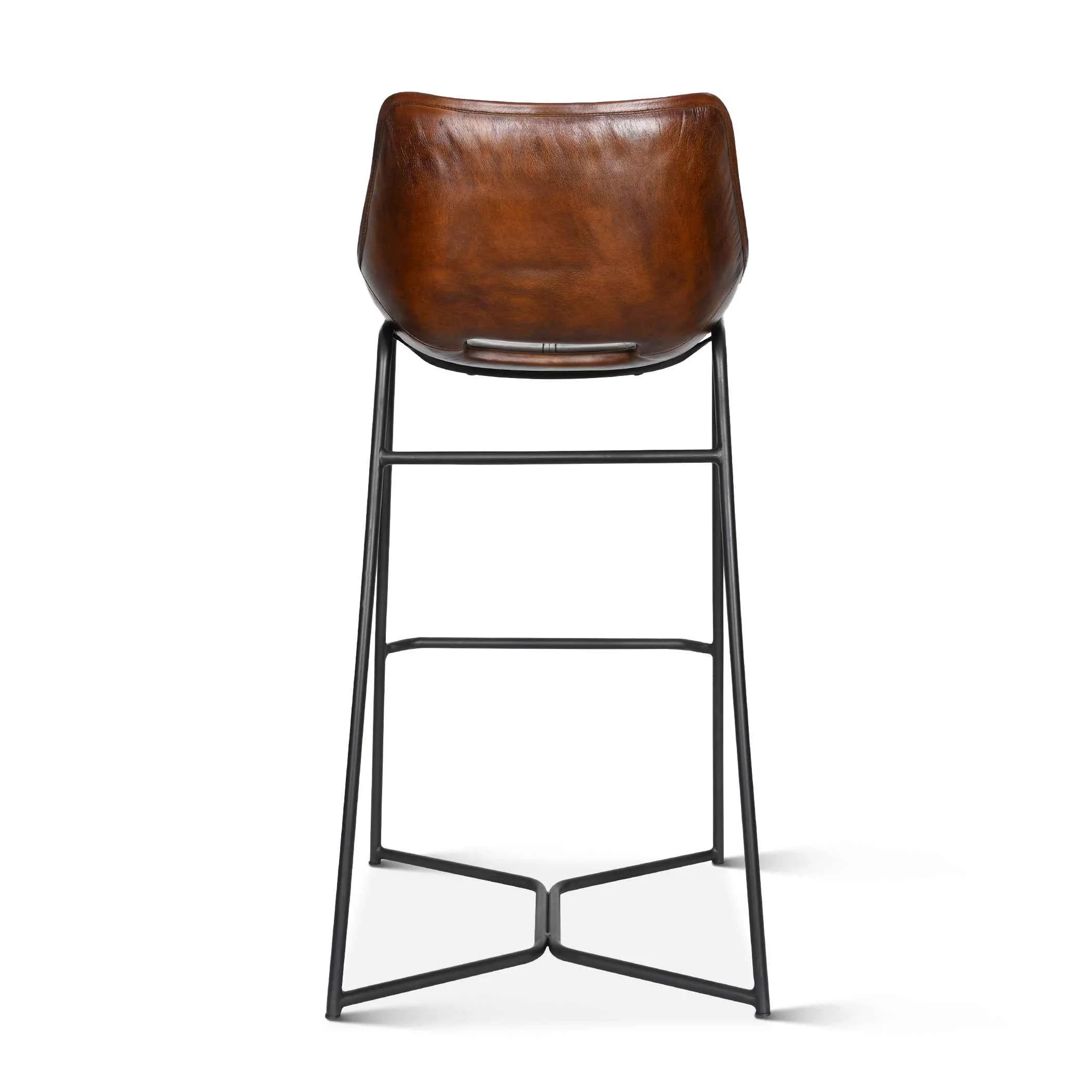 Essex Stanley 19" Bar Chair in Hand Washed Chestnut - Image 2