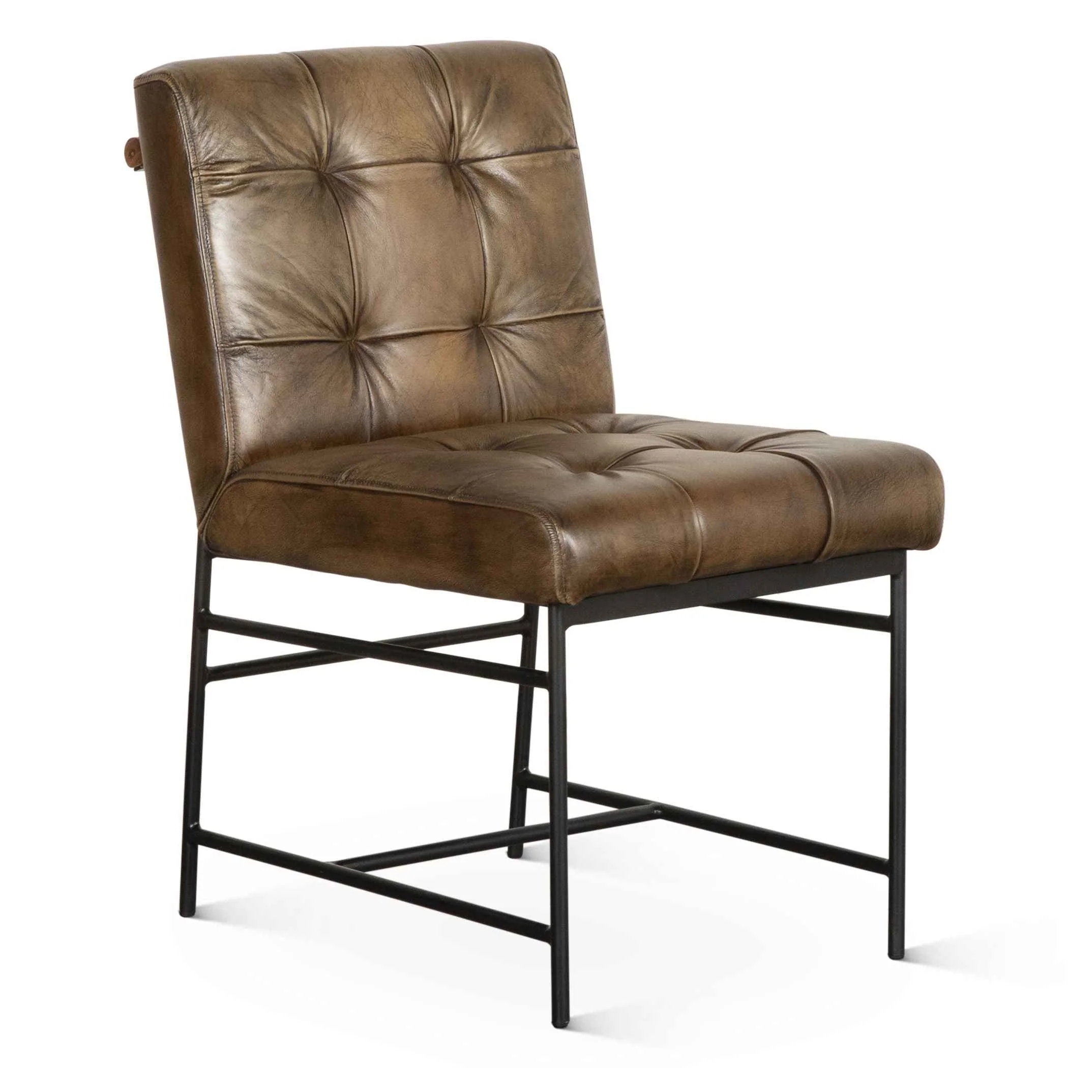 Essex Stockton 19" Dining Chair in Antique Whiskey, Set of 2