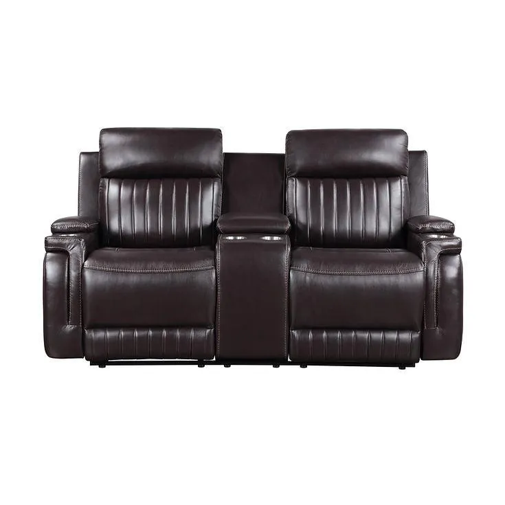 Ethan Brown 3-Piece Reclining Living Room Set - Image 4
