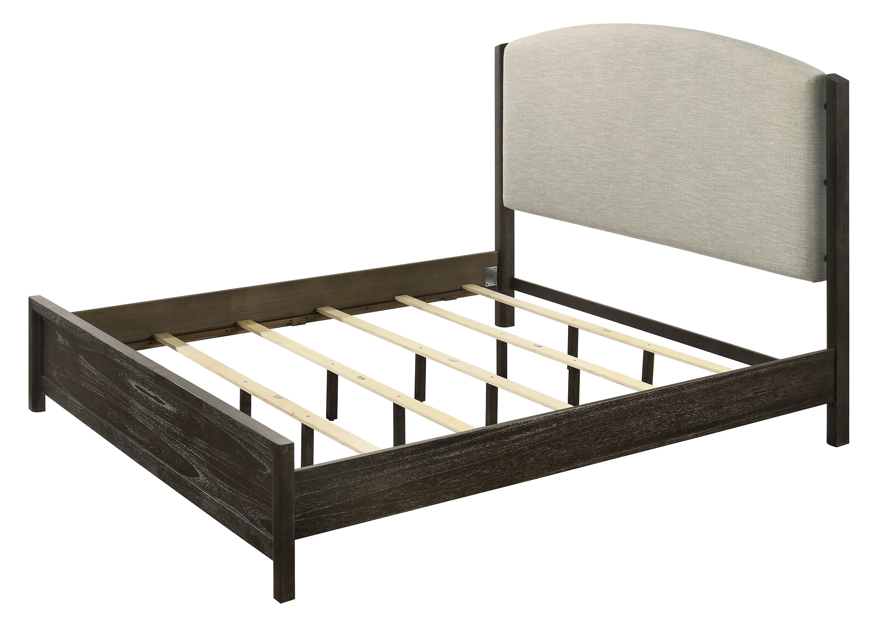 Ethel Dark Brown King Panel Bed - Image 2