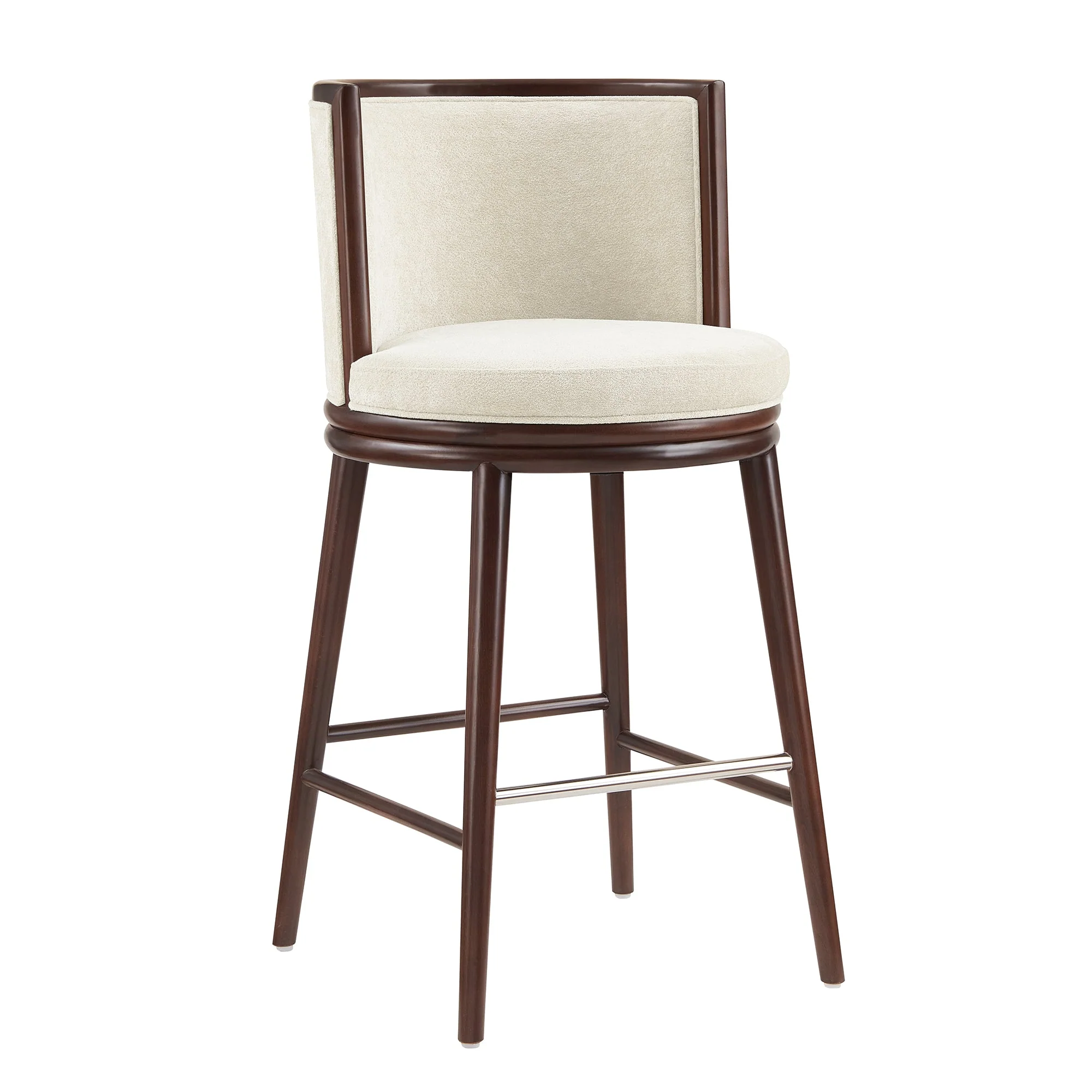 Evalyn Barstool in Cream (set of 2) - Image 6