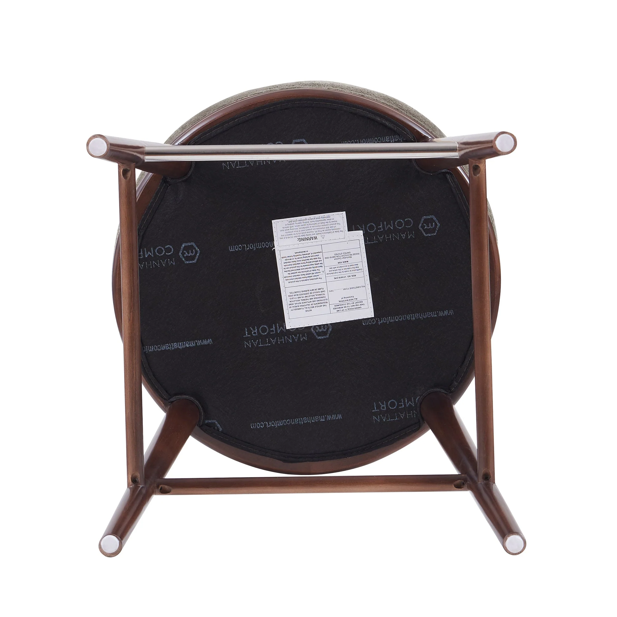 Evalyn Barstool in Dove (set of 2) - Image 10