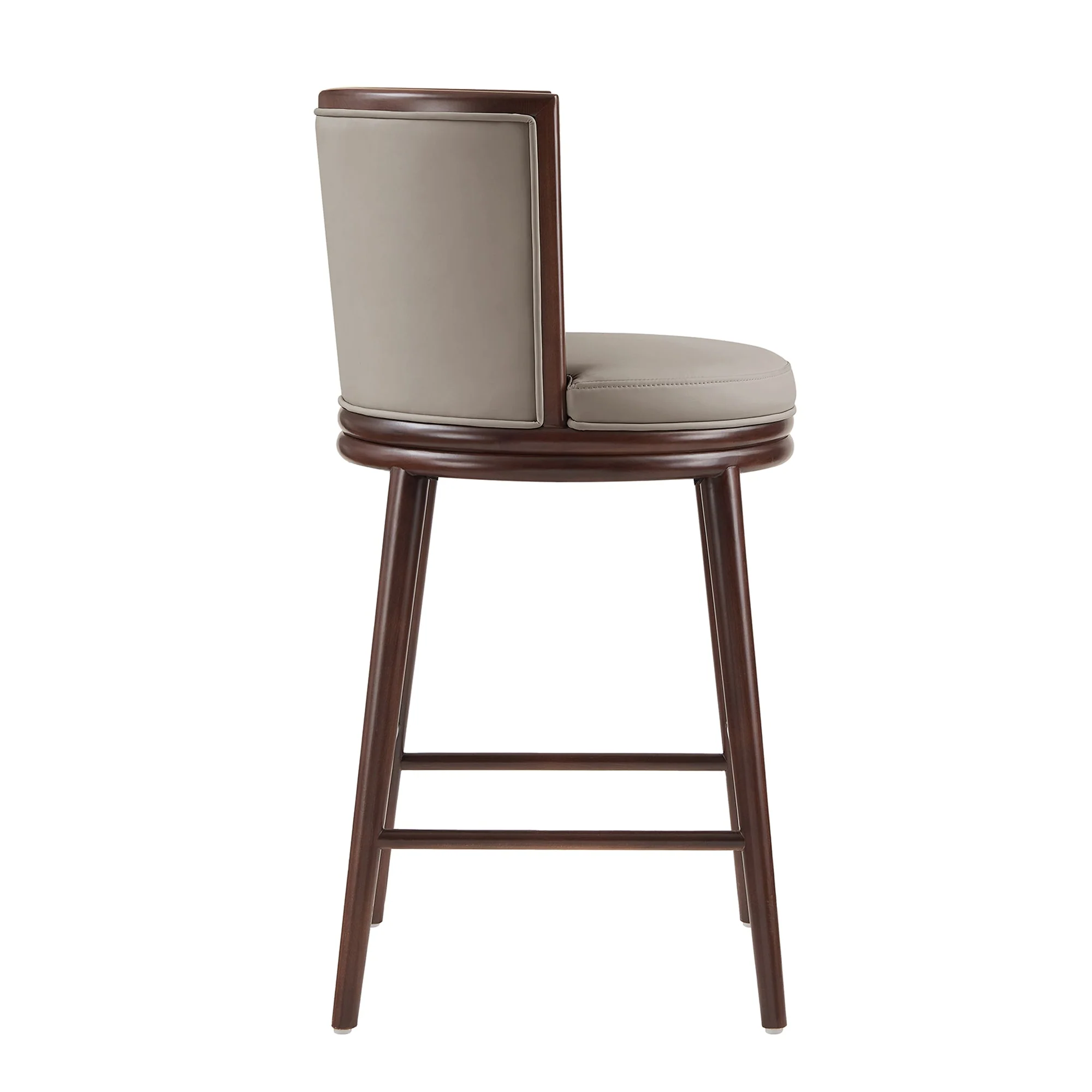 Evalyn Barstool in Taupe (set of 2) - Image 7