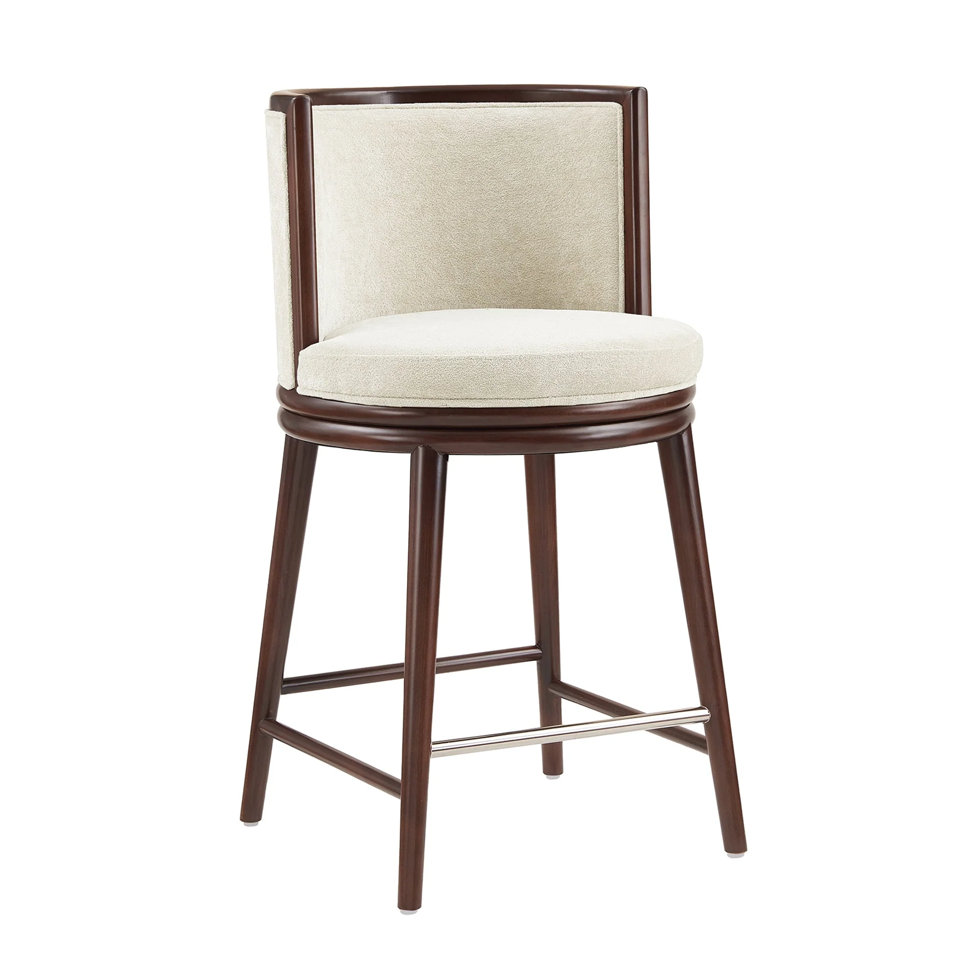 Evalyn Counter Stool in Cream (set of 2) - Image 6