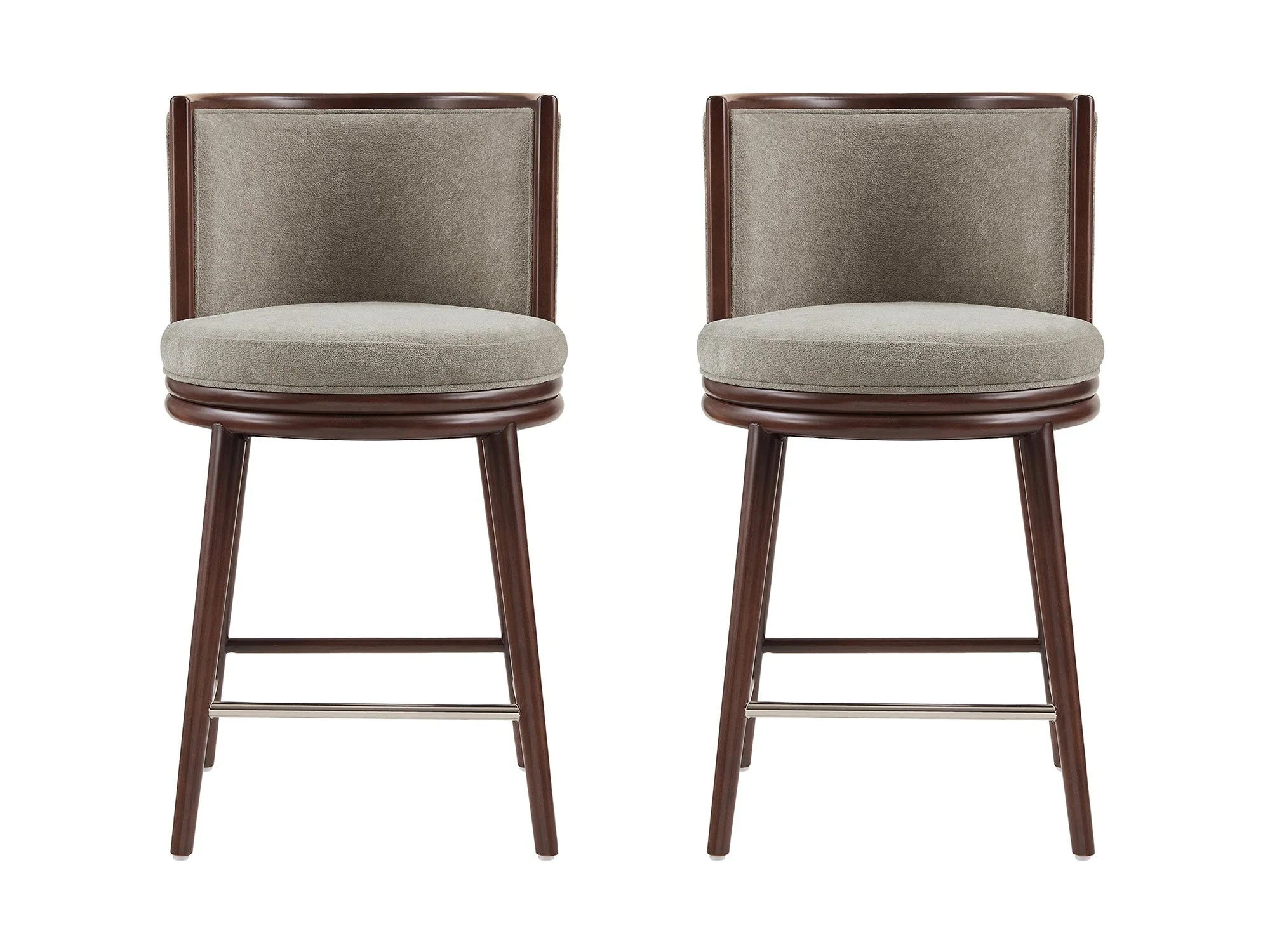 Evalyn Counter Stool in Dove (set of 2)