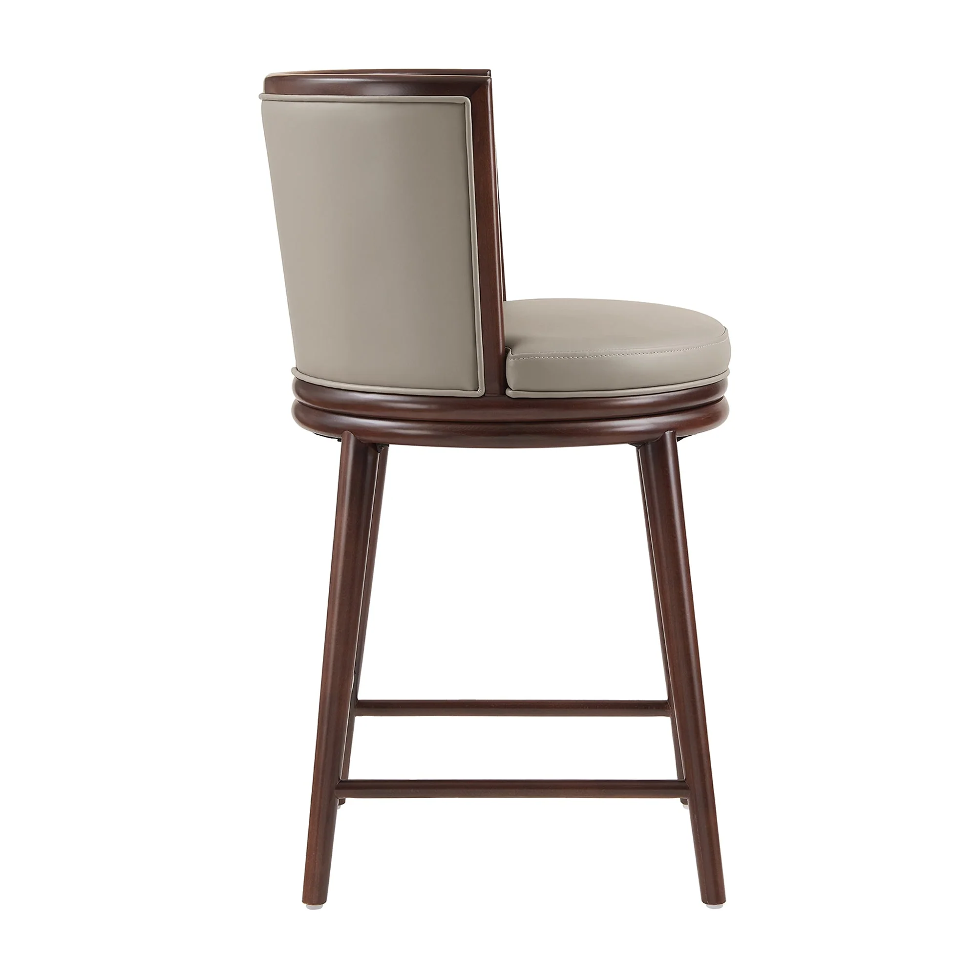 Evalyn Counter Stool in Taupe - Image 7
