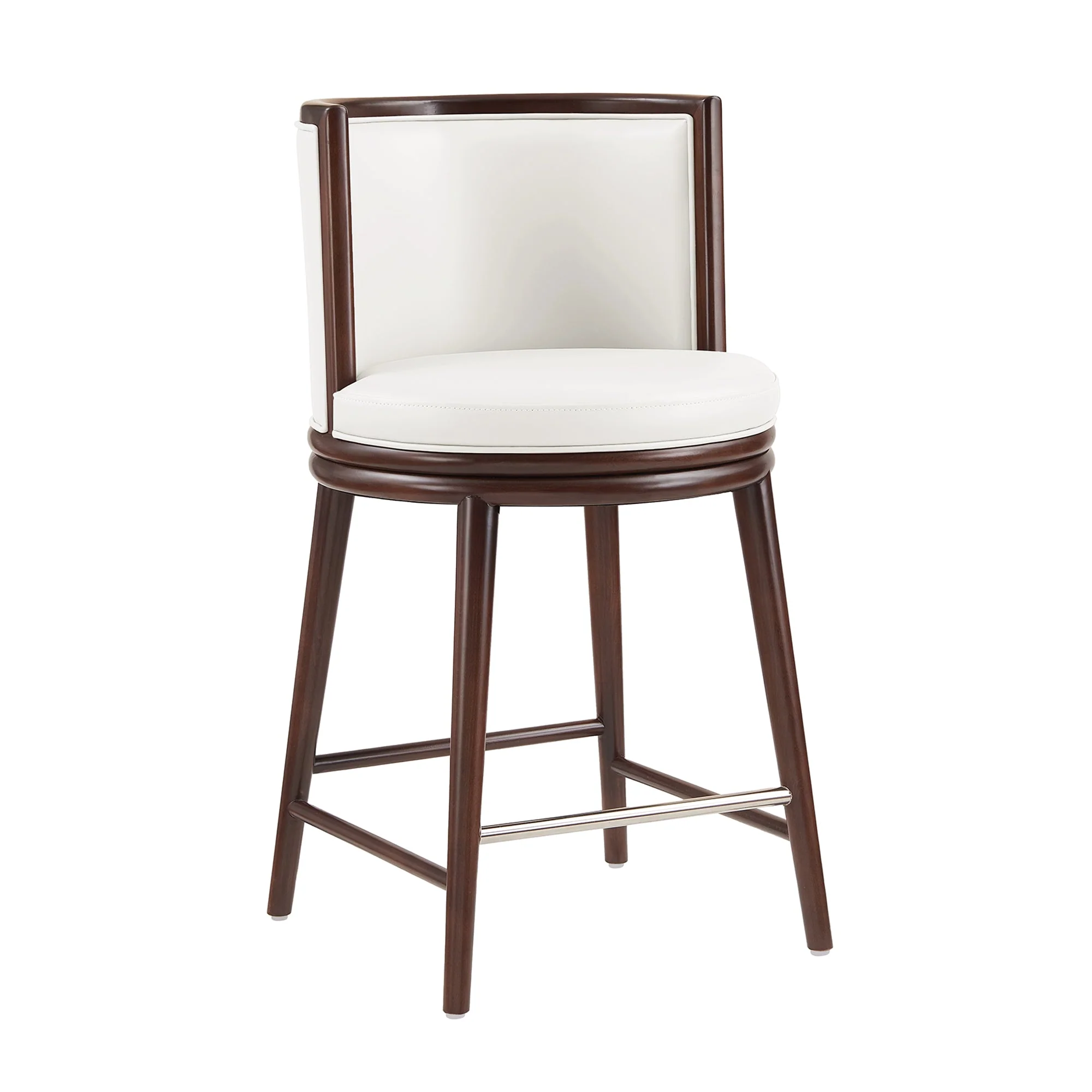 Evalyn Counter Stool in White - Image 6