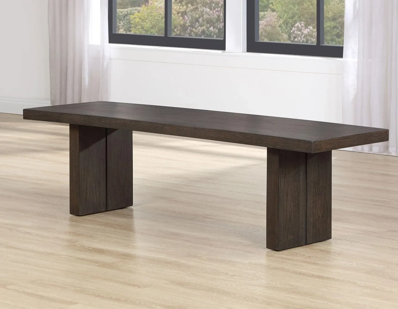 Evan 68″ Wooden Bench - Image 7