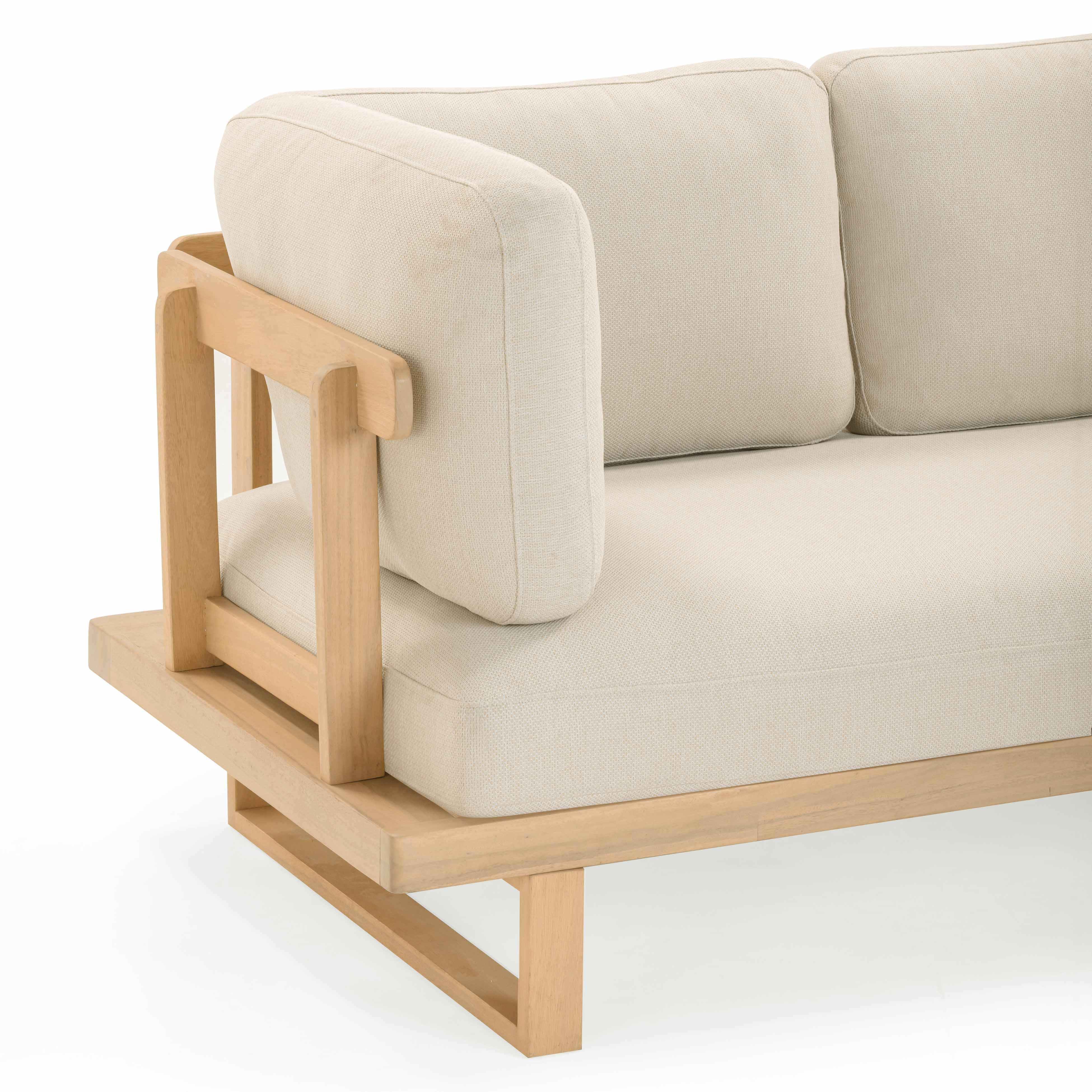 Evan Cream Outdoor L-Sectional - Image 6