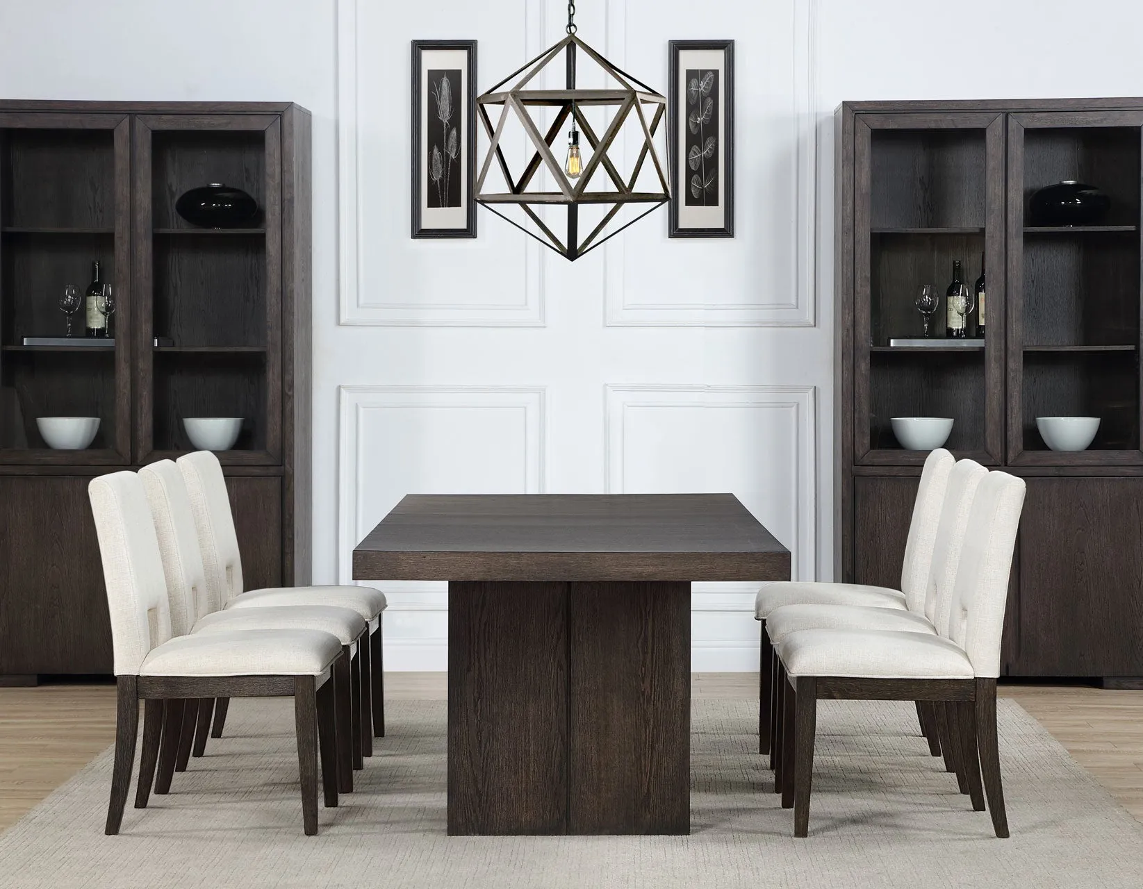Evan Eggshell/Walnut Brown Dining Room Set - Image 2