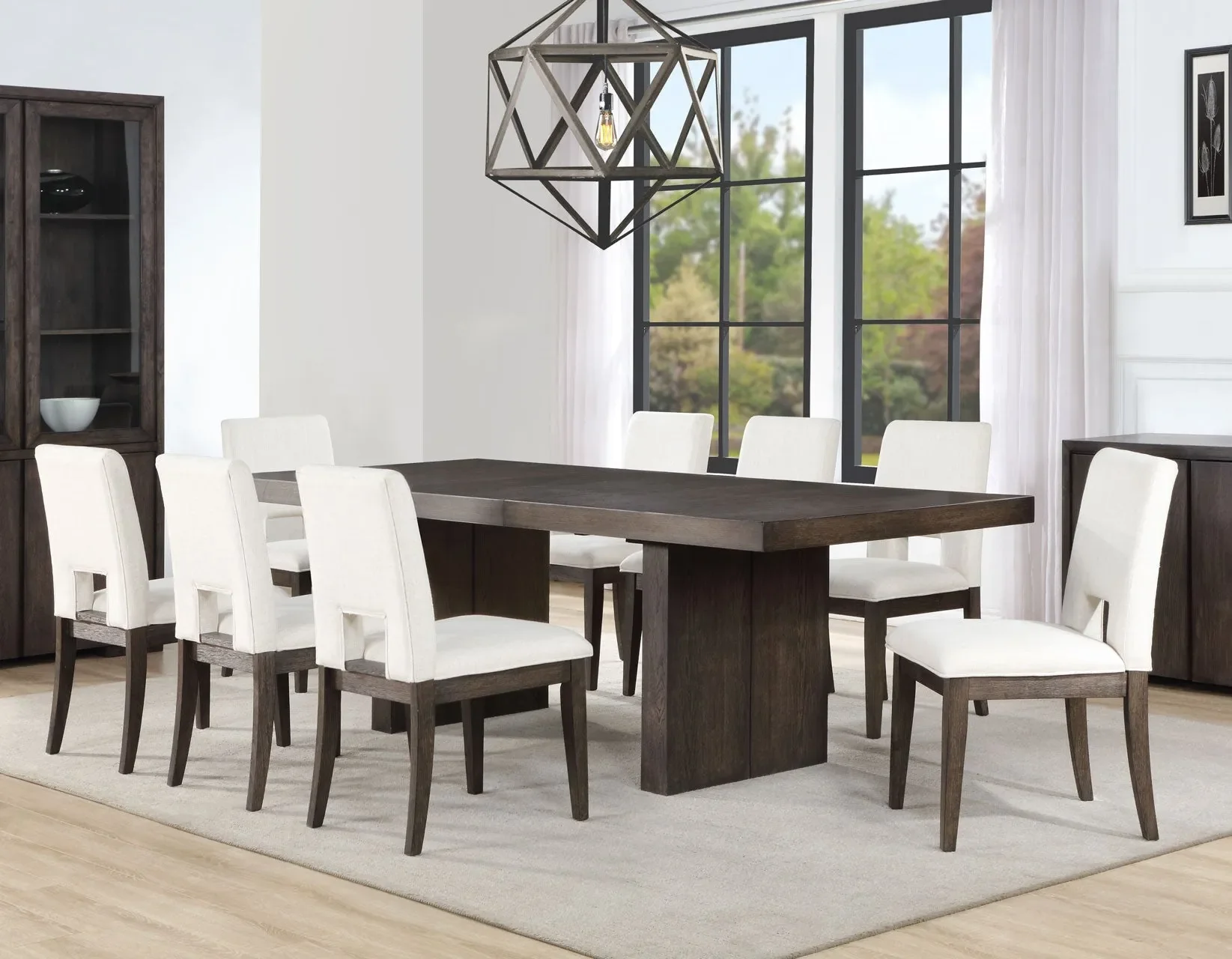 Evan Eggshell/Walnut Brown Dining Room Set - Image 4